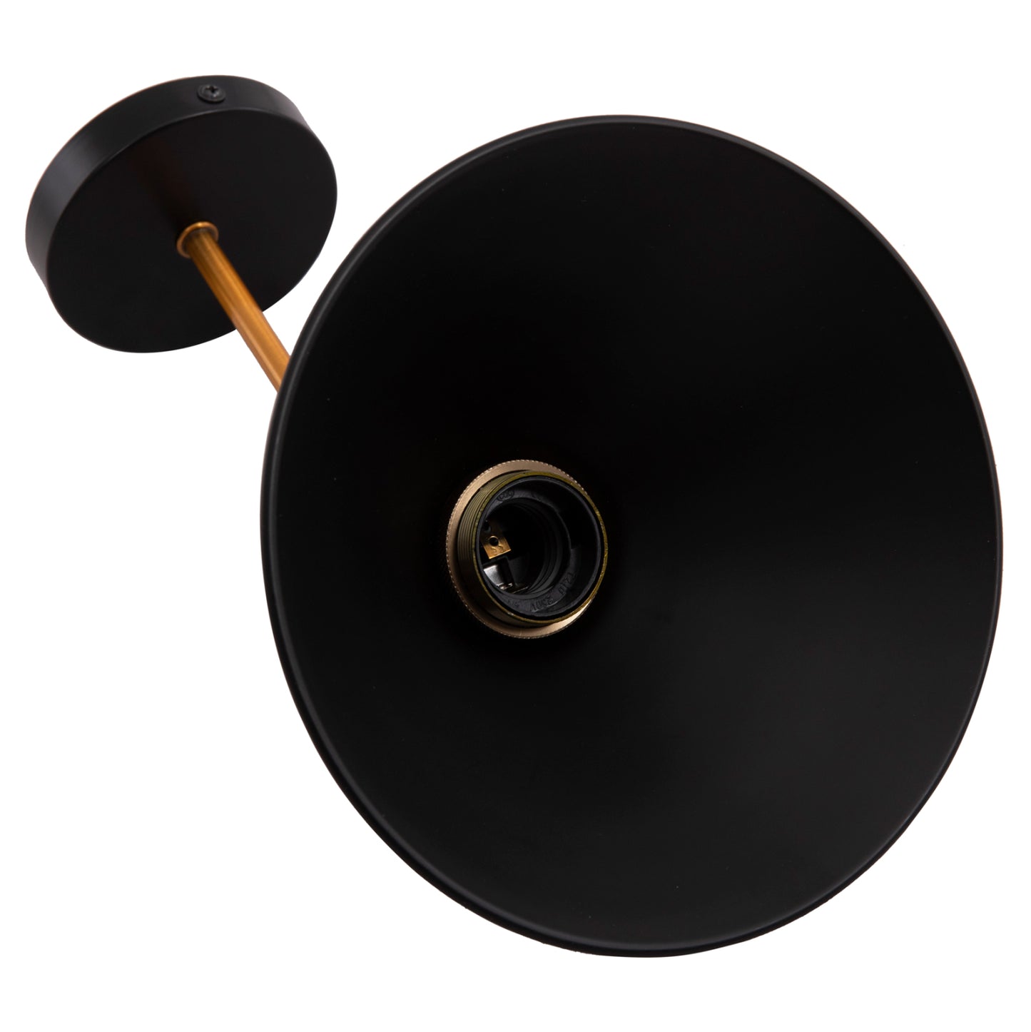 WALL SCONCE RESTON2 HM4464 METAL BASE & CAP-ALUMINUM BULB SOCKET 21x21x32Hcm.