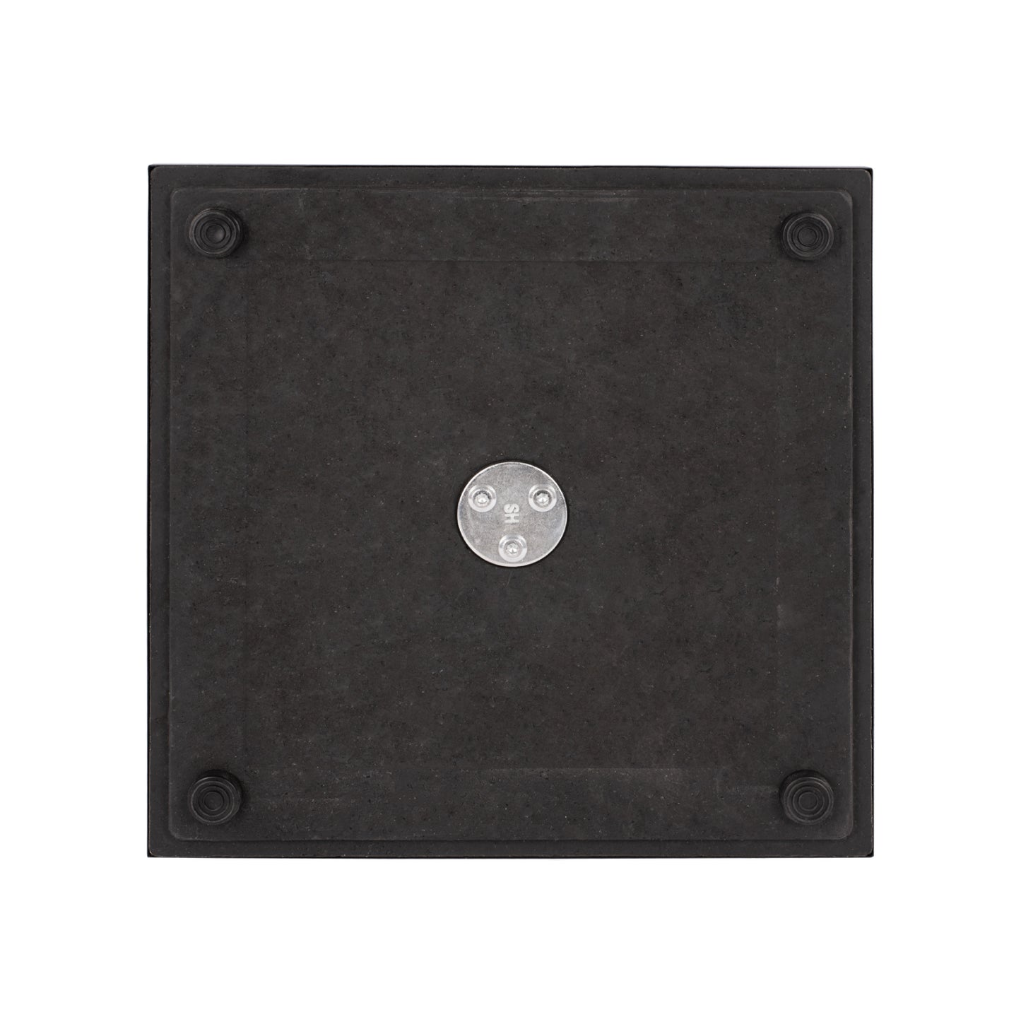 Base metallic Black matte 40x40x72 with adjusters HM421.11
