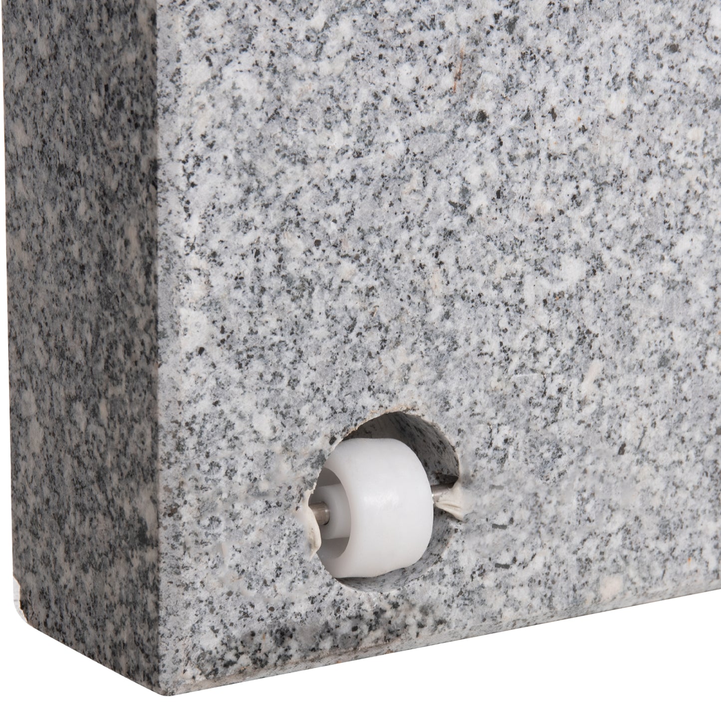 GRANITE UMBRELLA BASE 60KG WITH HANDLE & WHEELS HM6565--TUBE DIAMETER Φ58