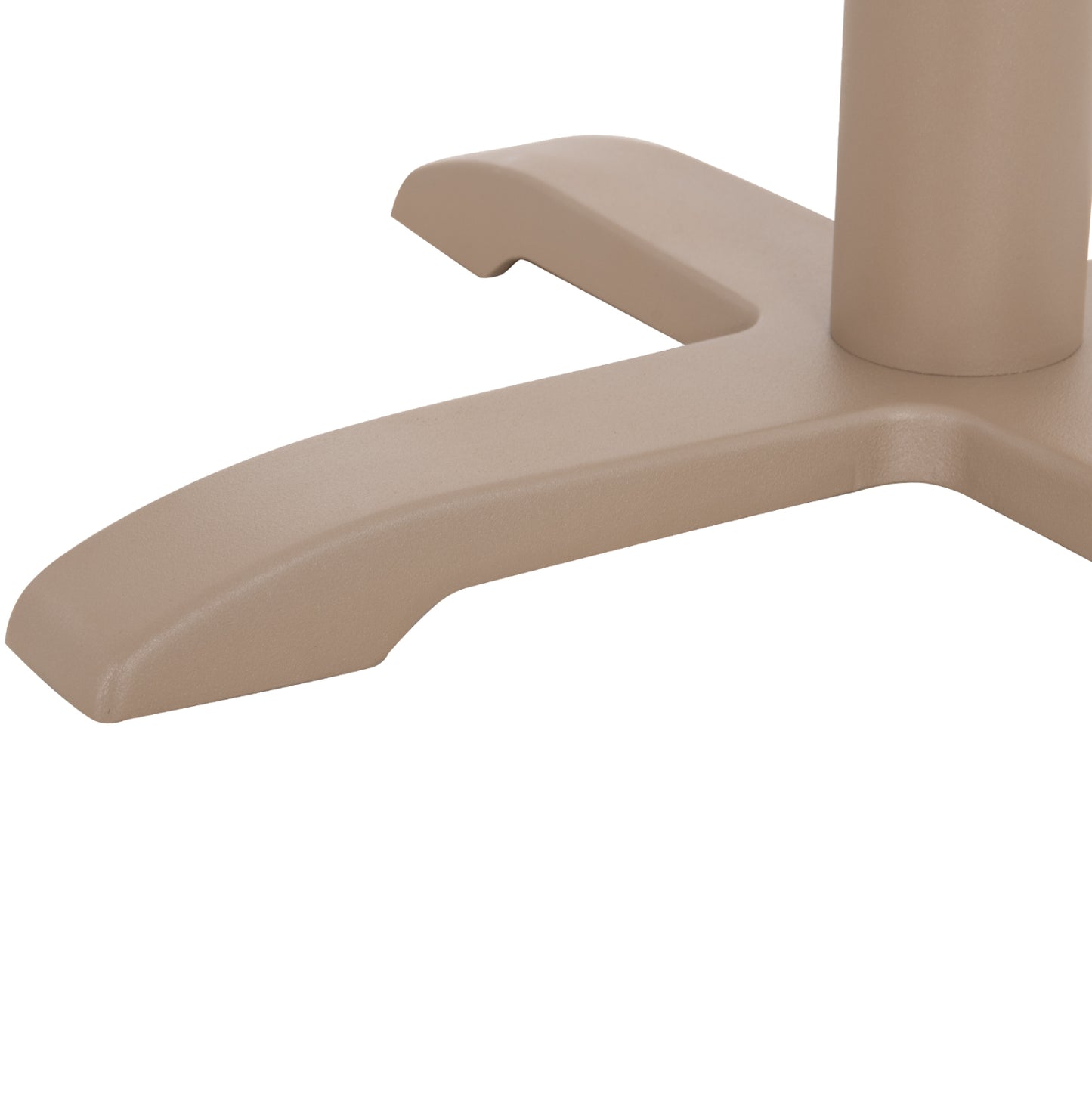PROFESSIONAL TABLE BASE 4-PRONGED HM406.25 STEEL/CAST IRON--CAPPUCCINO 62x62x72Hcm.