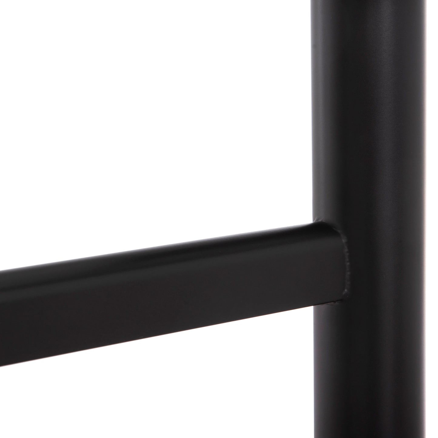 BASE FOR TABLE HM468.11 ALUMINUM DOUBLE IN MATTE BLACK WITH HEIGHT ADJUSTERS 100Χ40Χ73Hcm.