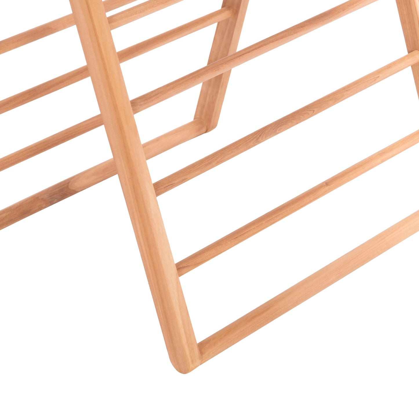 DECORATIVE FLOOR HANGER METIC HM18139 TEAK WOOD IN NATURAL 70x70x102.5Hcm.