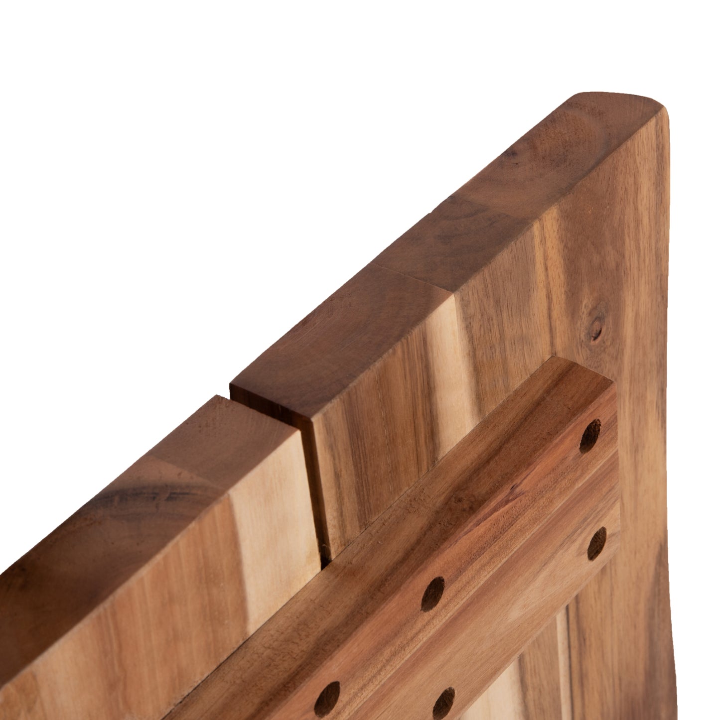 TABLETOP RECTANGULAR HM6302.01 SOLID ACACIA WOOD IN NATURAL COLOR--160x80x3.5 (thickness)cm.