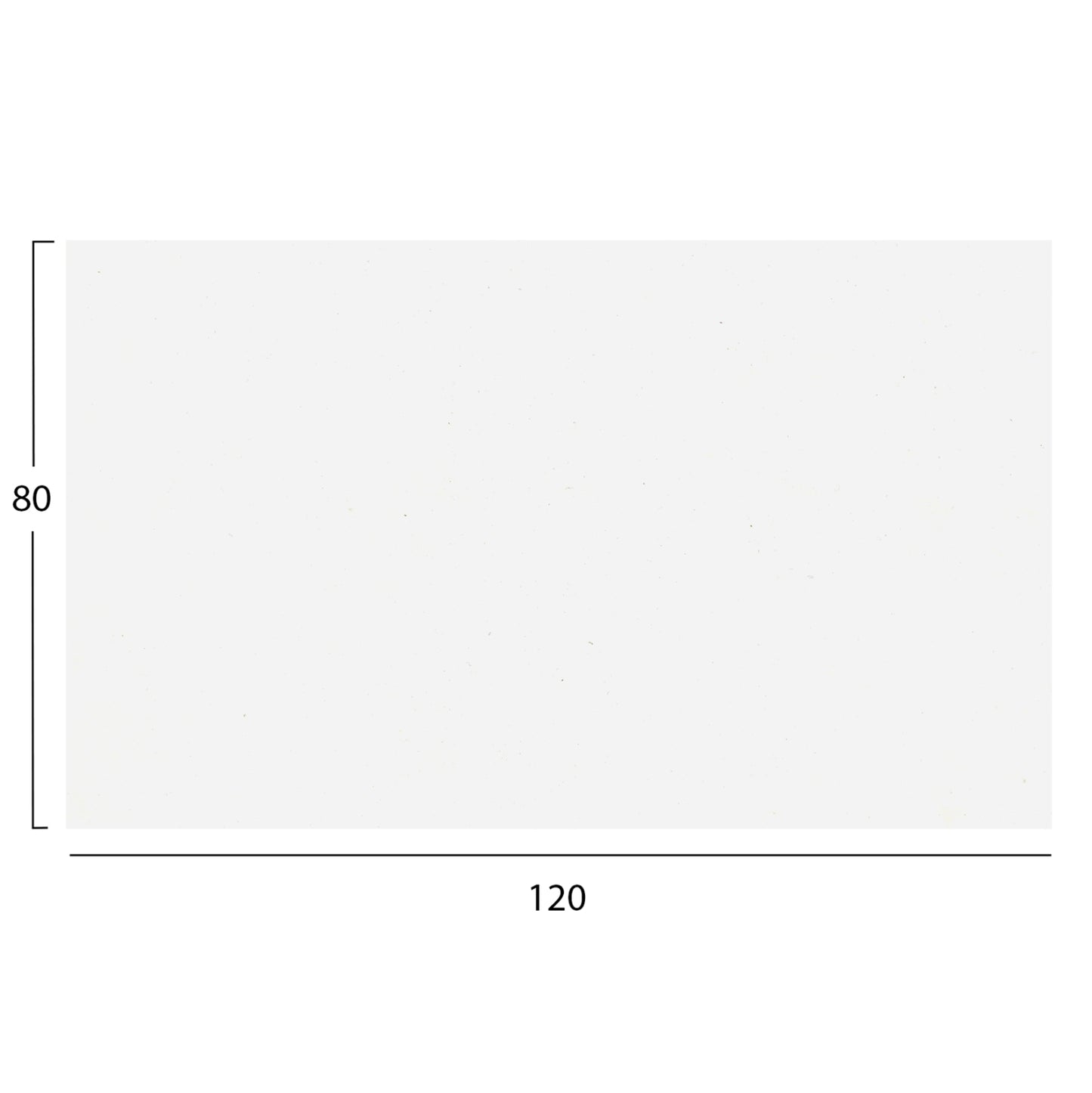 HPL TABLETOP HM5840.23 RECTANGULAR IN WHITE 120x80cm.