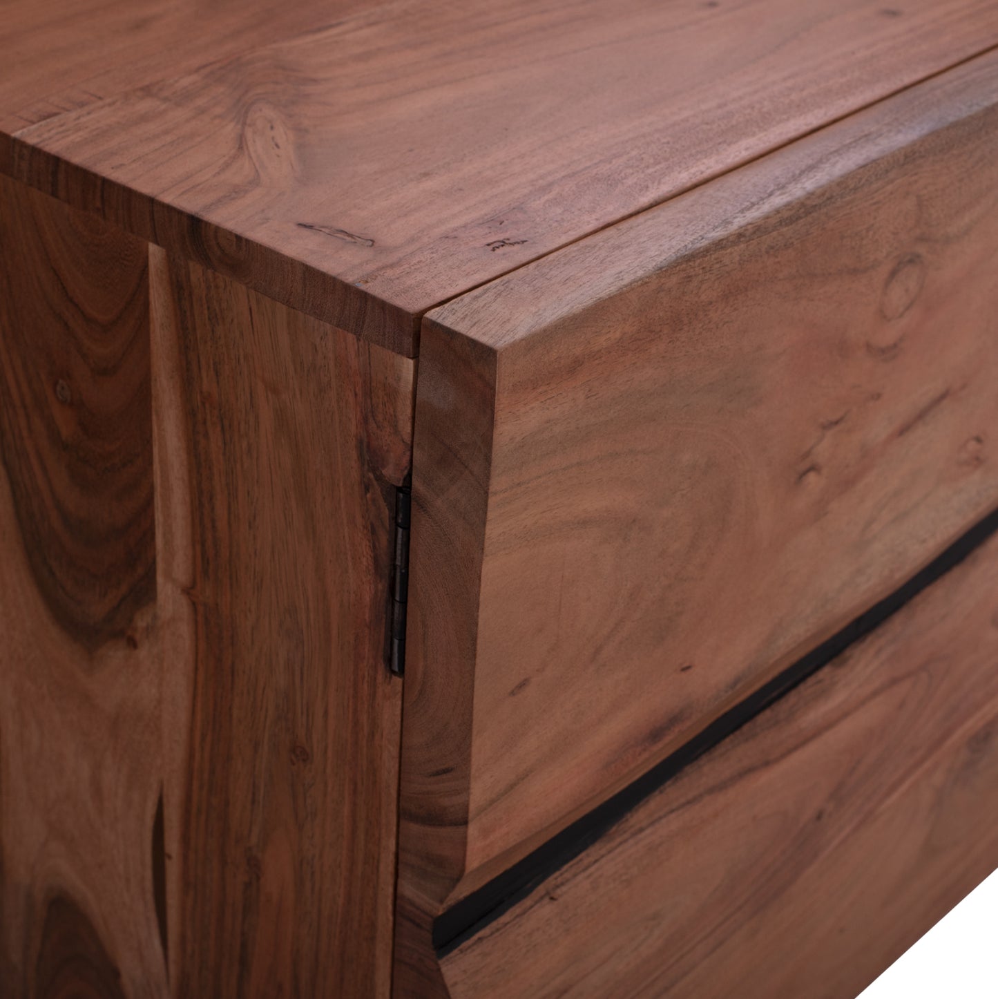 TV Furniture HM8174.11 Alicia Solid acacia wood Natural 160x43x66 cm.