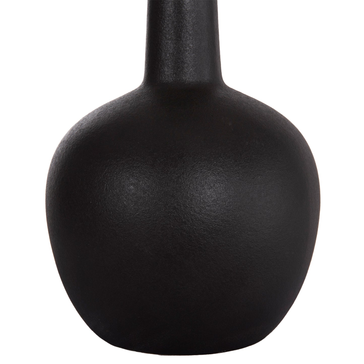 CERAMIC TABLE DECOR ELENDIL HM4593.02 BLACK MATTE Φ14,5x25Hcm.