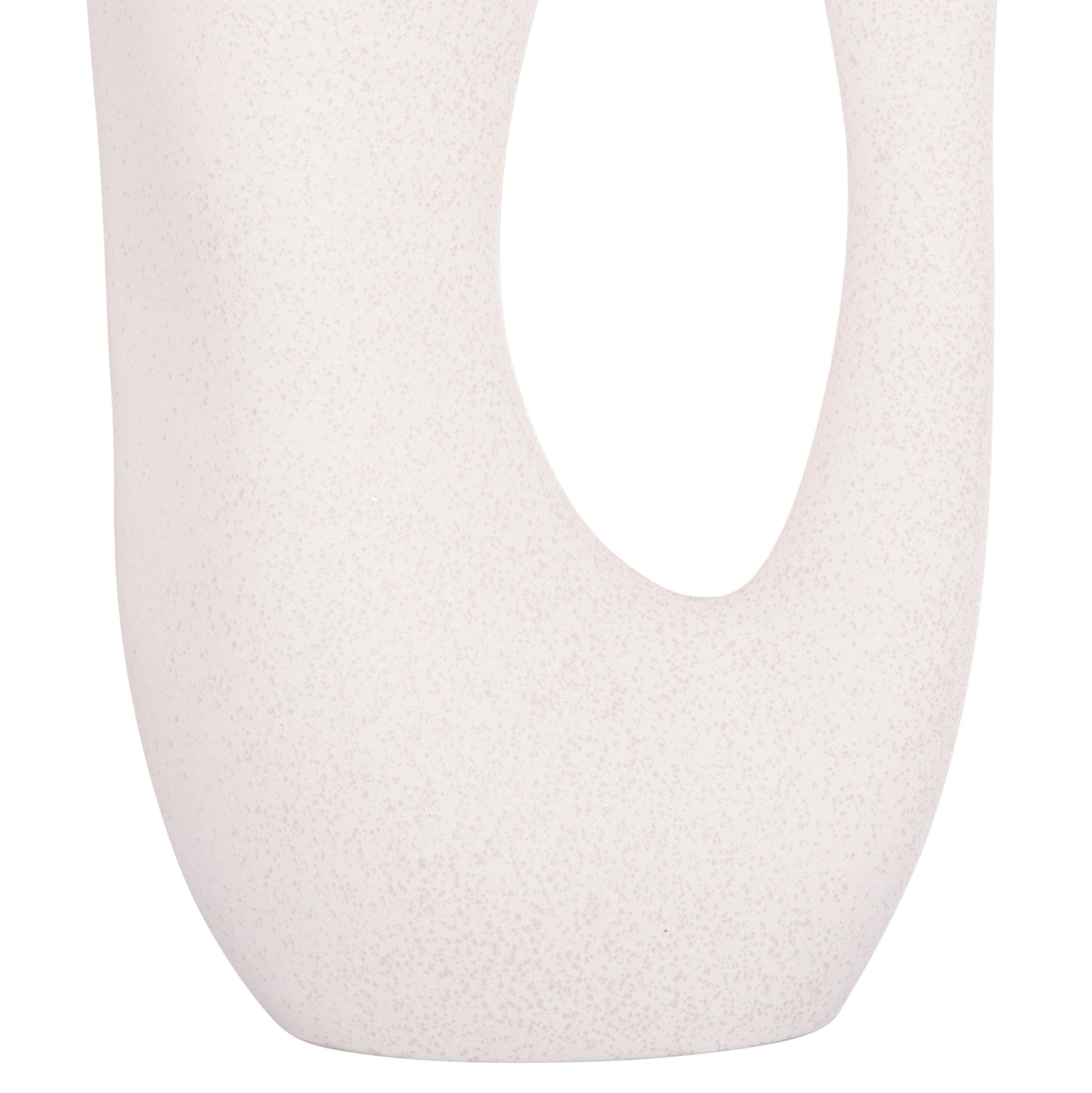 CERAMIC TABLE DECOR SEBOR HM4626.01 OFF WHITE WITH CRYSTALLISATION 21x8x35.5Hcm.
