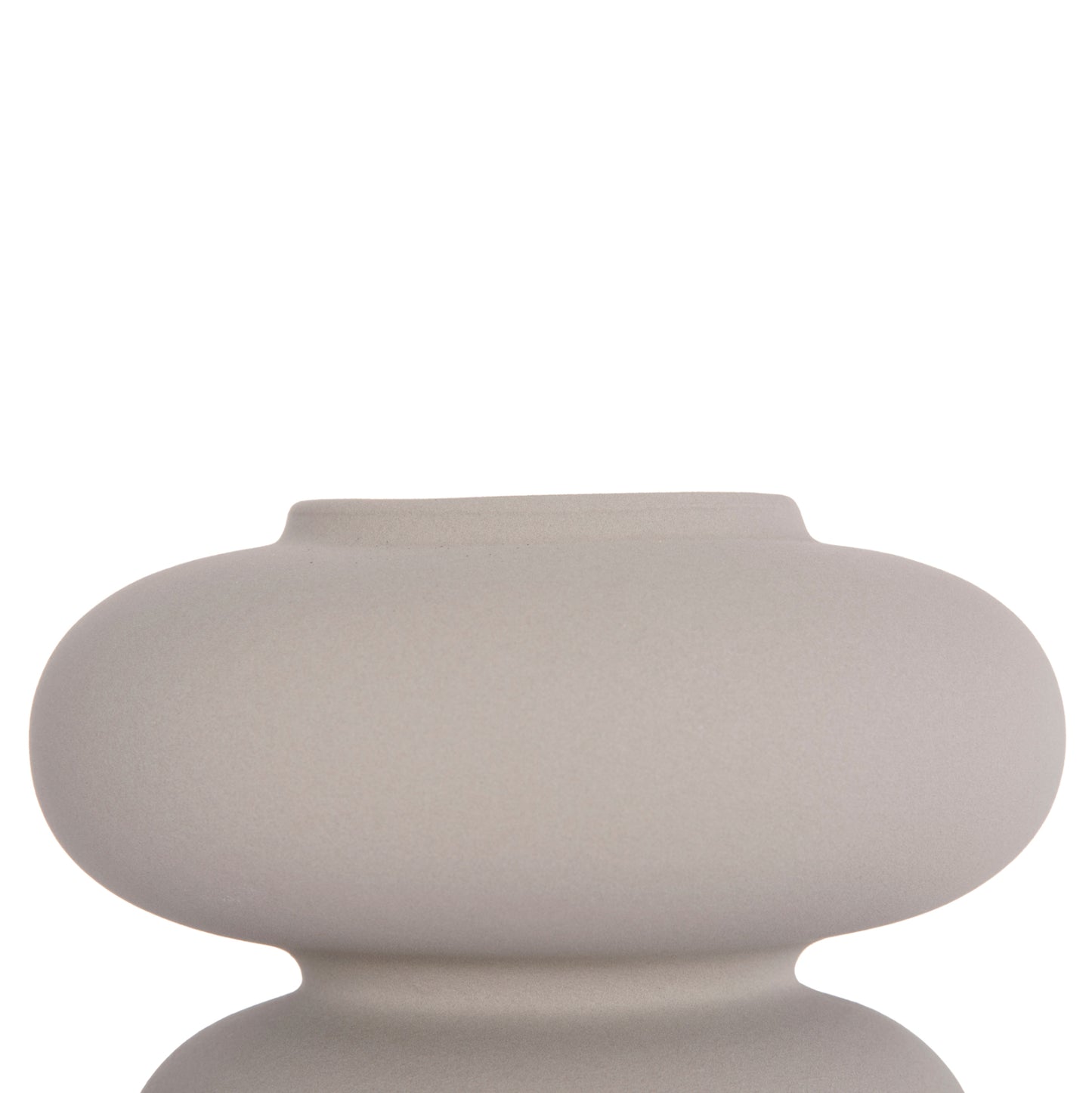 CERAMIC TABLE DECOR ROOK HM4629.03 MATTE GREY Φ18x17Hcm.