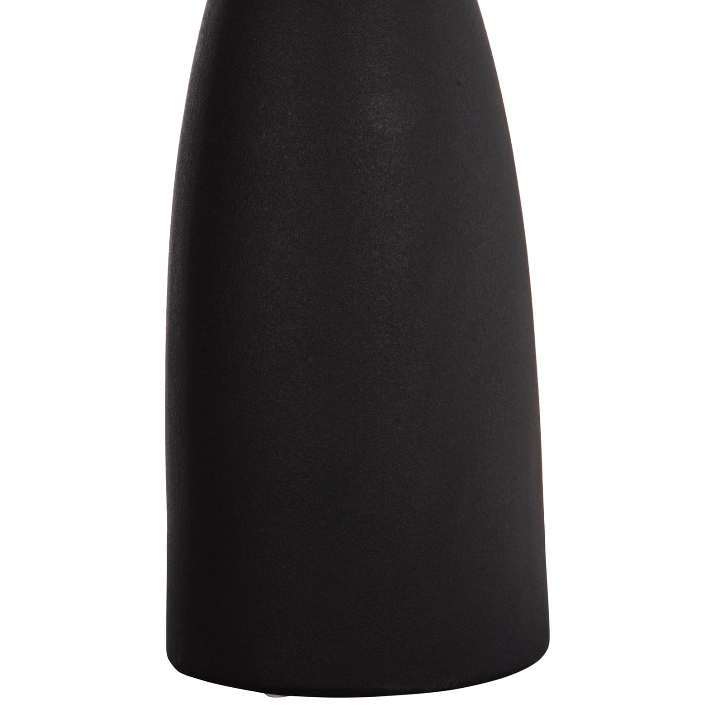 CERAMIC TABLE DECOR GALAD HM4634.02 BLACK MATTE Φ14x39H cm.