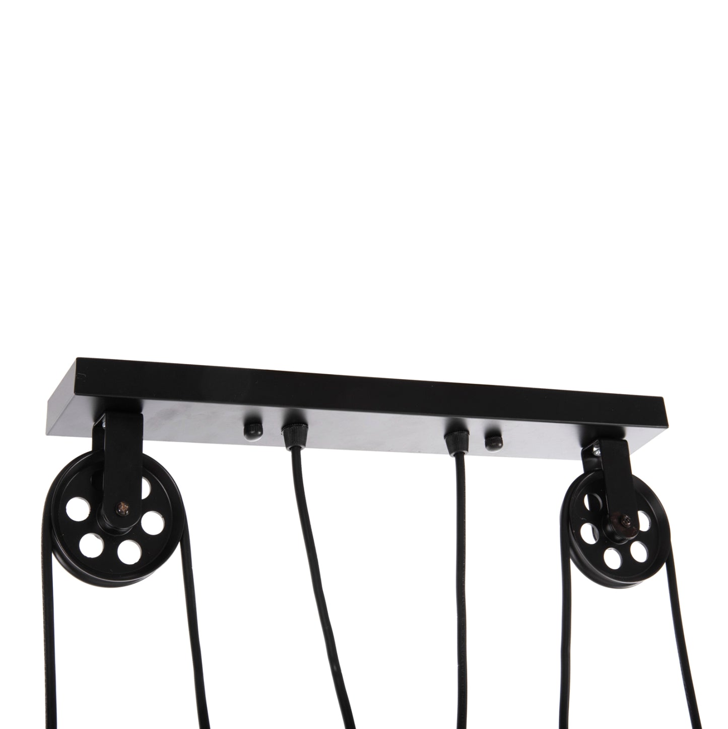 CEILING PENDANT 3-LIGHT HM4120 METAL IN BLACK 91x91x95,5Hcm.