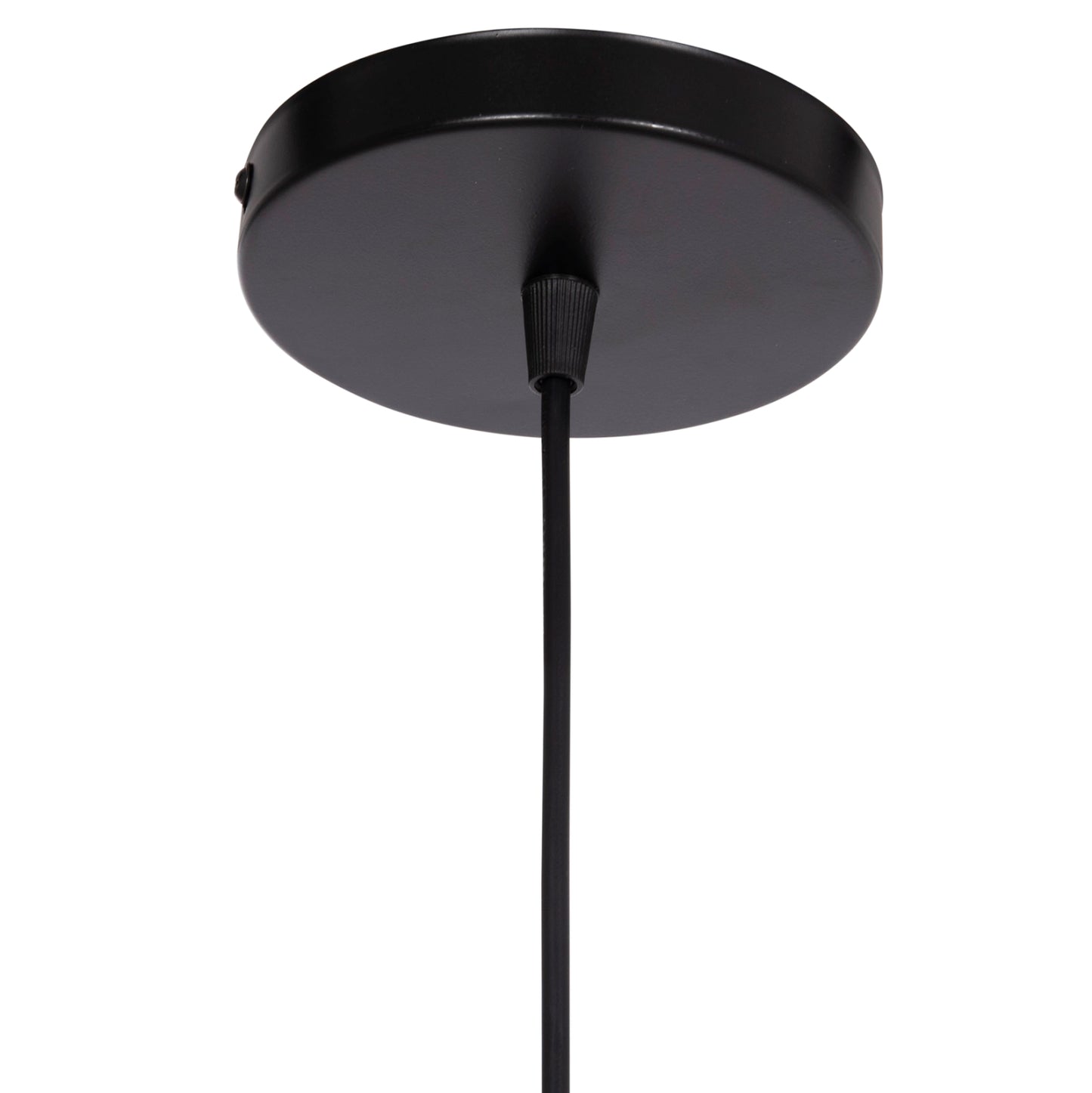 CEILING PENDANT LAMP DROPLET HM7503.11 METAL IN BLACK-MILKY WHITE GLOBE BULB 23.5x12x147Hcm.
