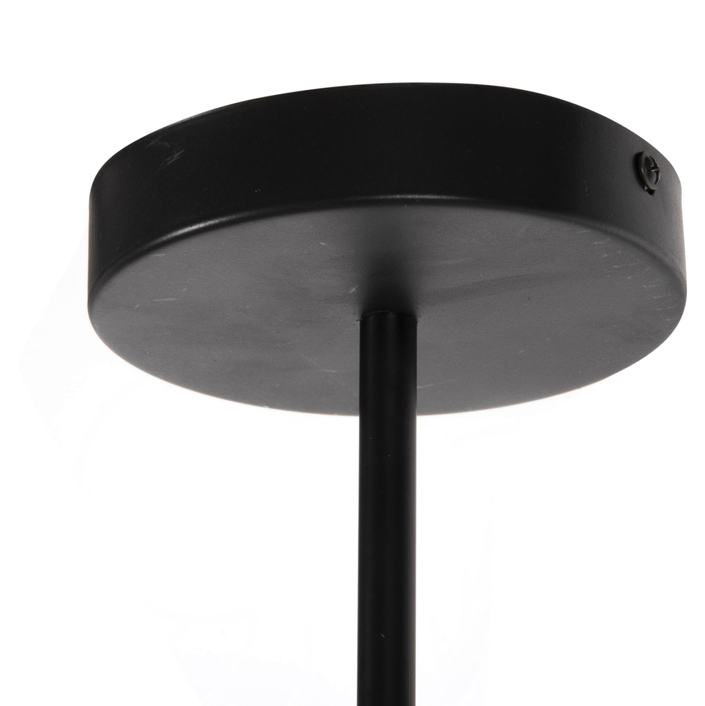 CEILING PENDANT 6-LIGHT FIXTURE HM4125 BLACK METAL 75x75x75Hcm.