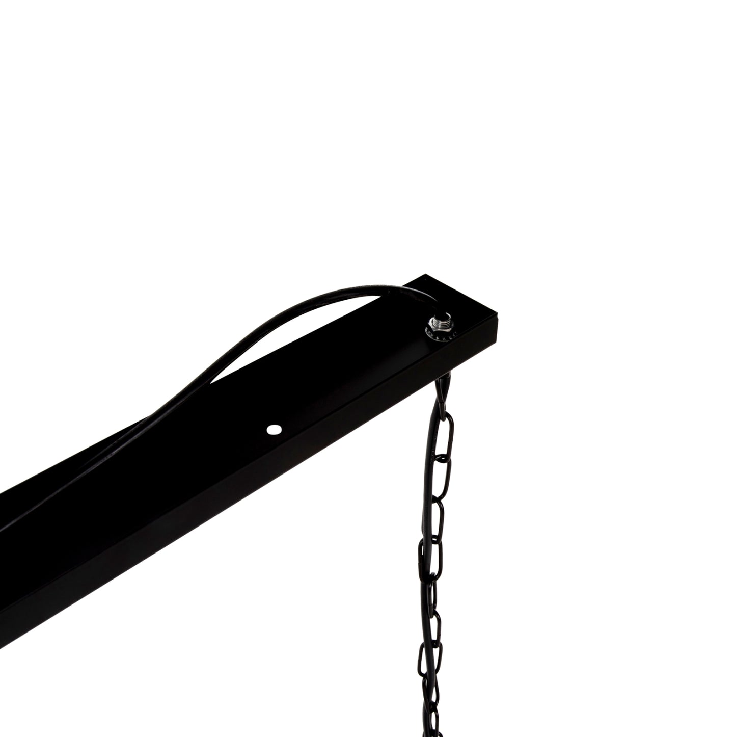 CEILING PENDANT LAMP HM4128 6LIGHTS-BLACK METAL FRAME 77,5x25x101Hcm.