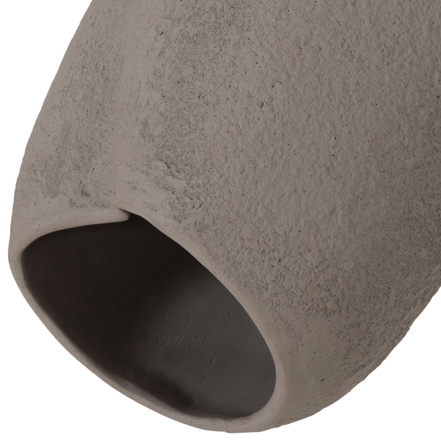 CEILING PENDANT LAMP LOGKY HM4704.03L FIBER CEMENT IN GREY 35x35x67Hcm.
