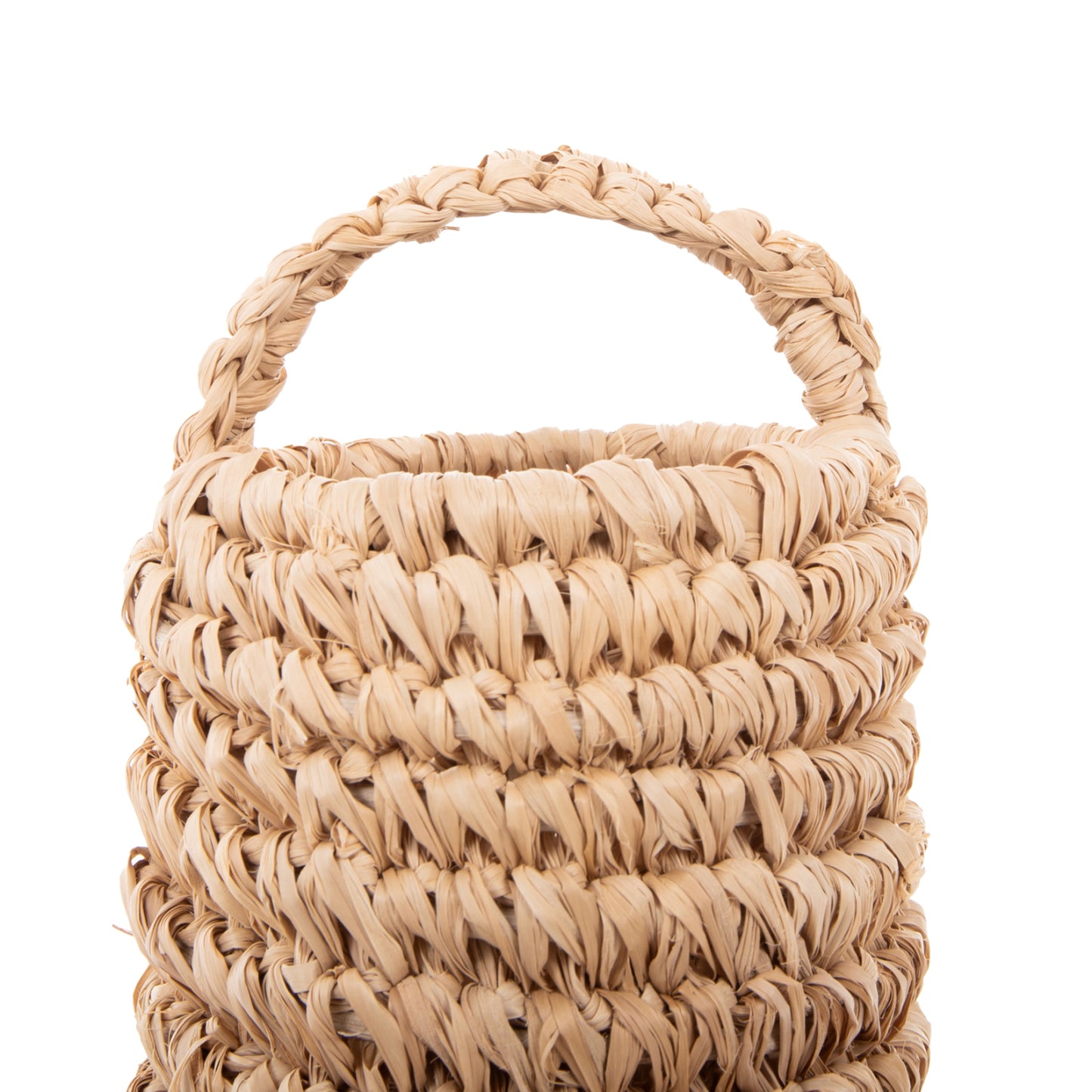 CEILING PENDANT LAMP WITH FRINGES HM7856 DRIED PALM FIBERS Φ52,5x55,5Hcm.