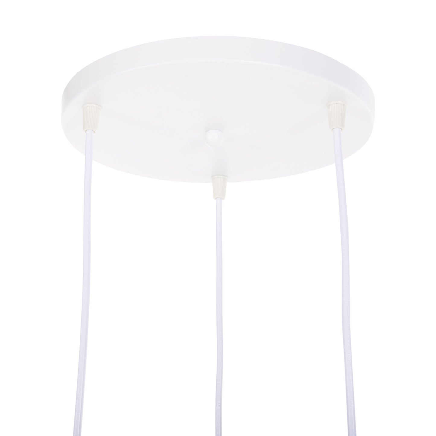 CEILING PENDANT LUMINAIRE HM4072 3-LIGHT WOODEN GEOMETRICAL SHAPES