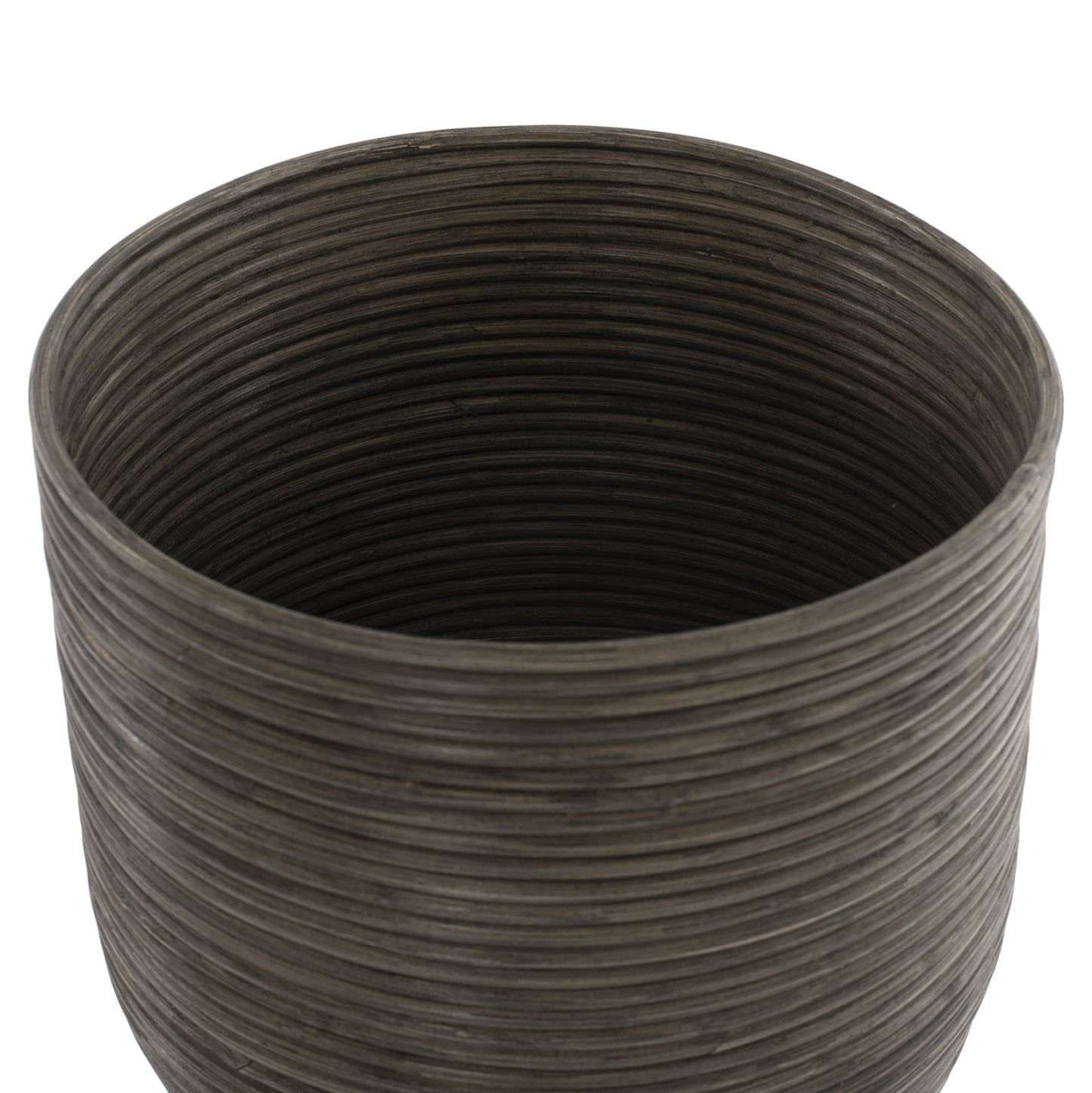 FLOWERPOT RATTAN WITH BAMBOO LEGS HM7815 31x30x80Hcm.NATURAL-GREEN