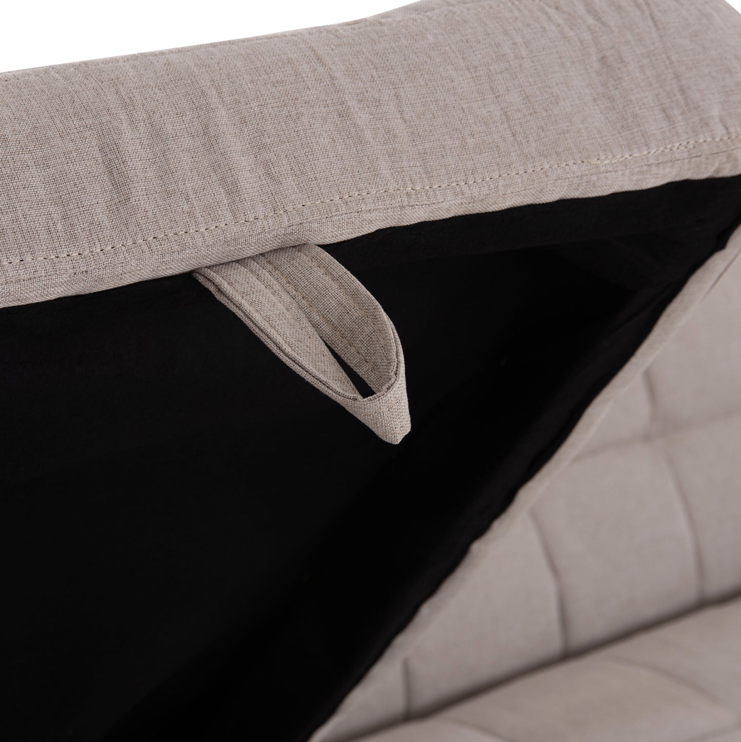 CORNER SOFABED REVERSIBLE NEZU HM3294.02 BEIGE FABRIC 210x140x78Hcm.