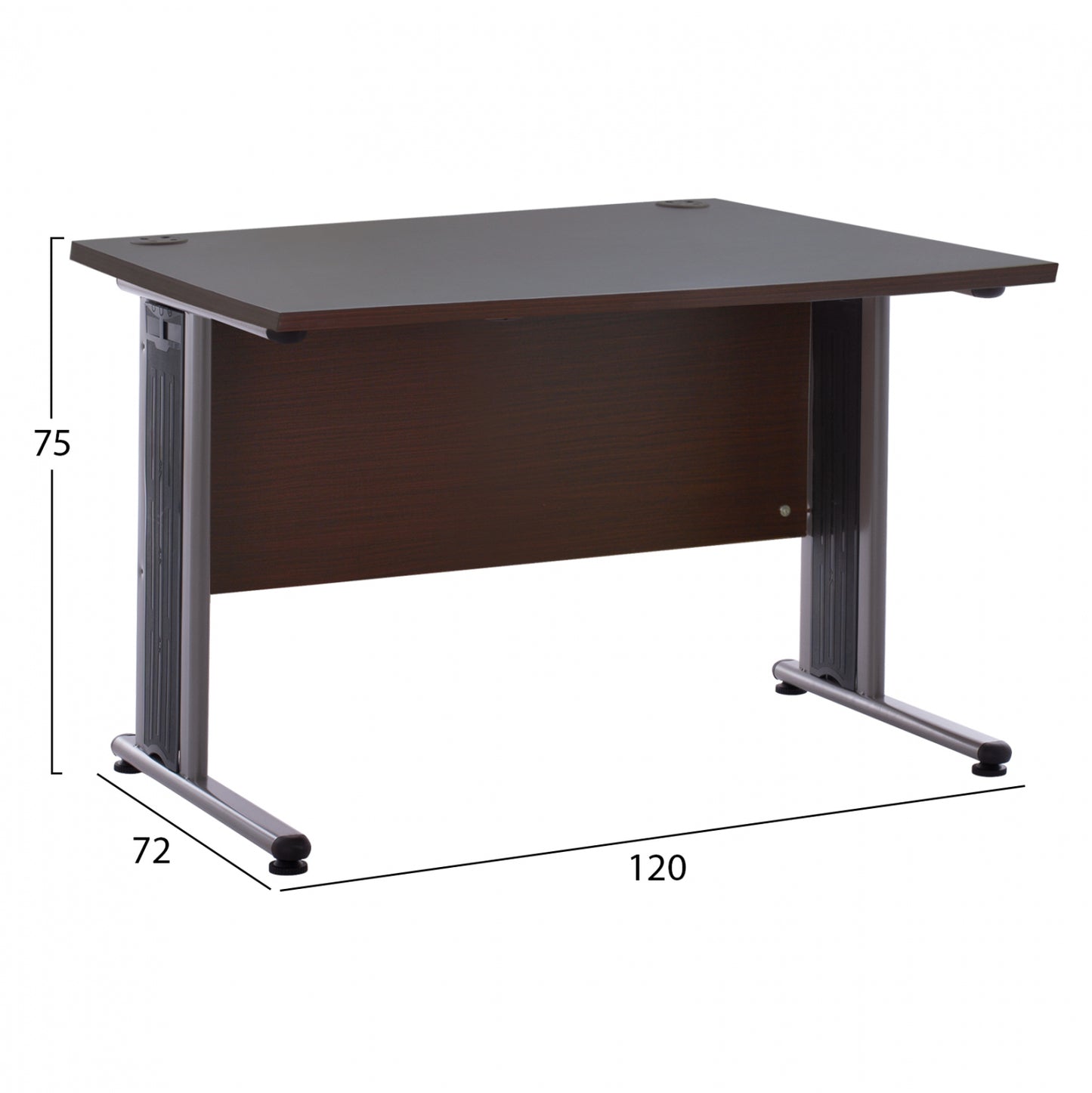 Professional office HM2044.02 in wenge color 120x72x75