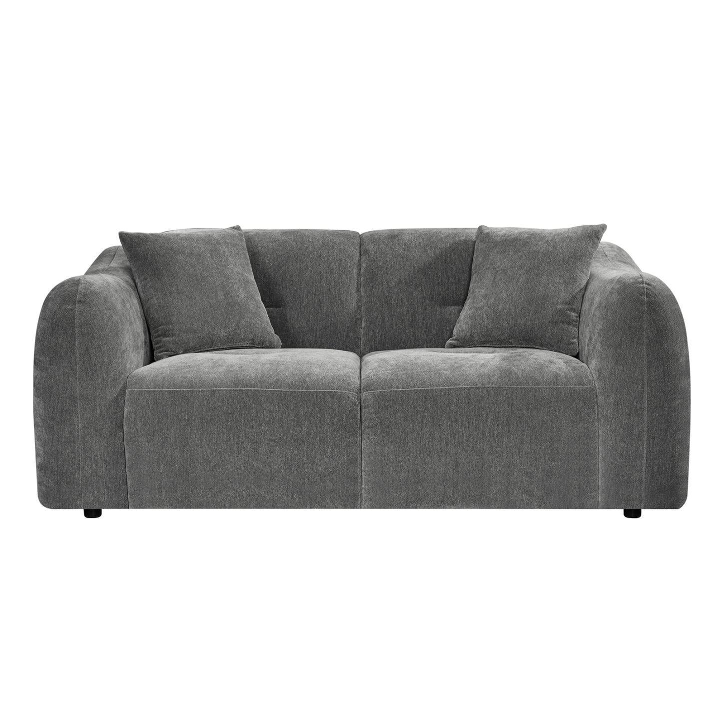 SOFA 2-SEATER JUNOA HM3334.01 GREY FABRIC 172x89x74Hcm.