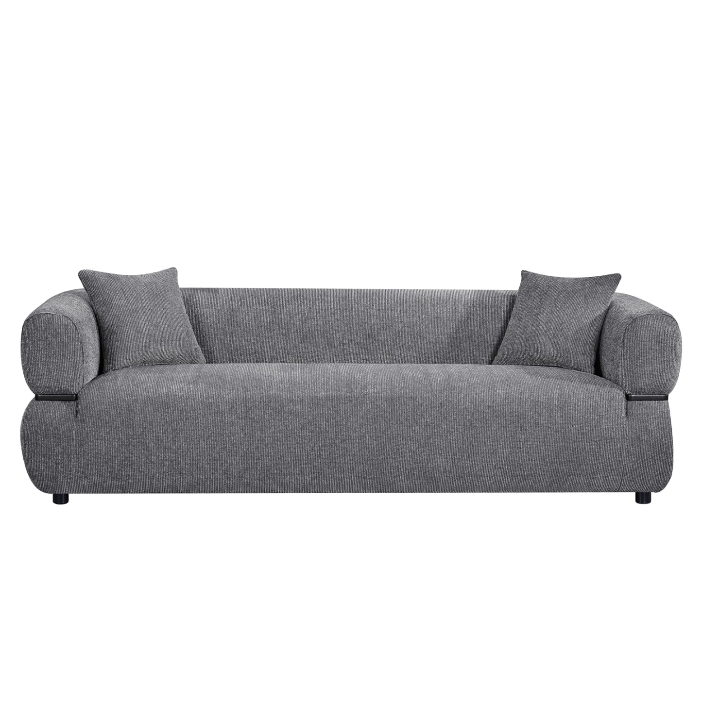 SOFA 3-SEATER ARCTIS HM3327.01 GREY FABRIC 229x88x88Hcm.