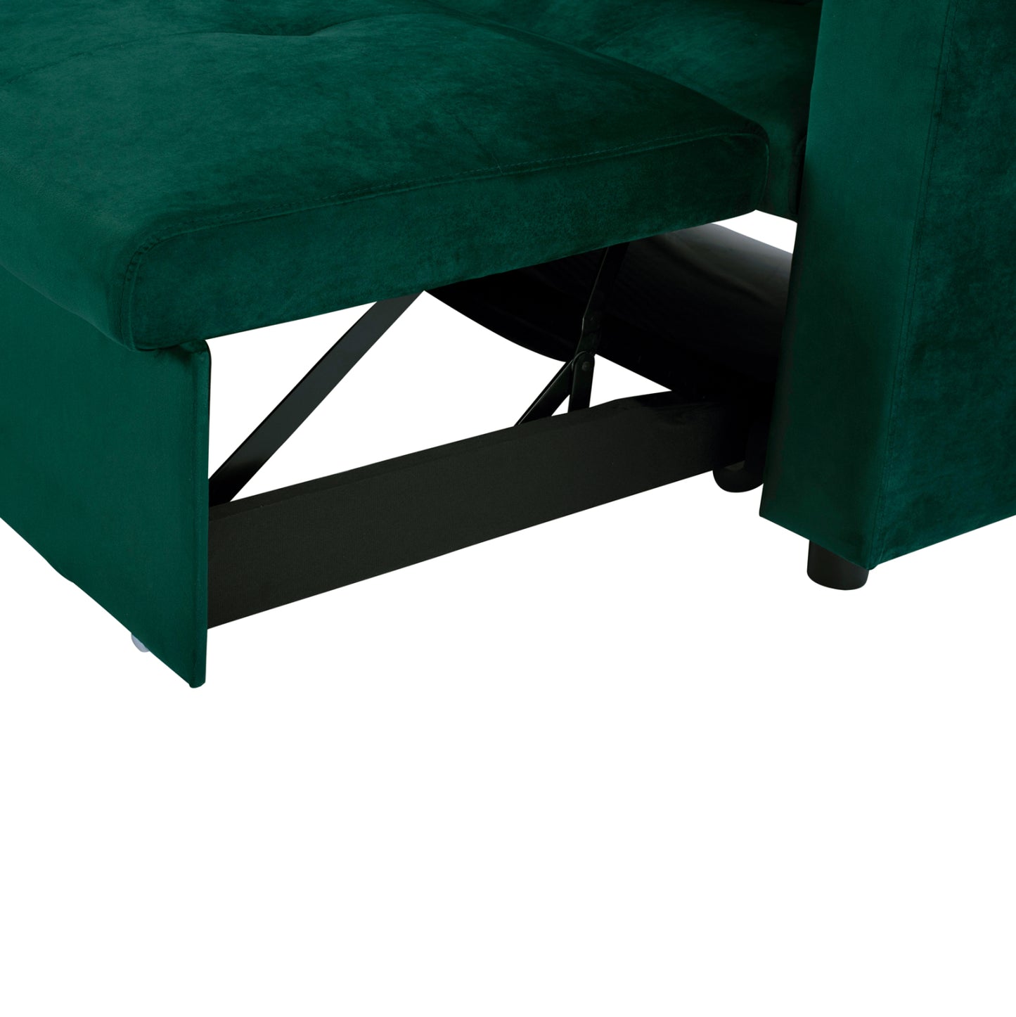 Corner Sofa Bed Wayne 224x147x85 HM3028.13 Cypress Green Velvet