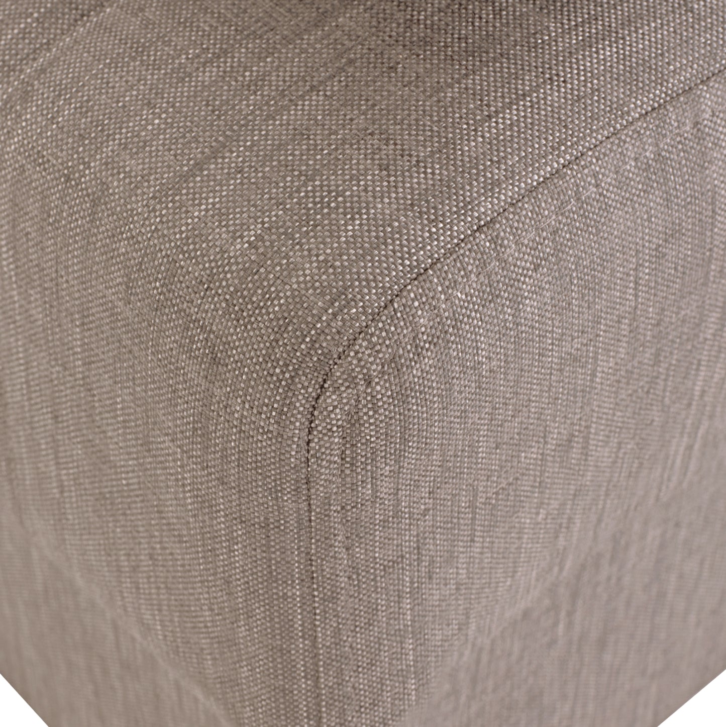Hm3239.04 ANDRI three-seater sofa-bed, beige fabric, short legs, without arms
