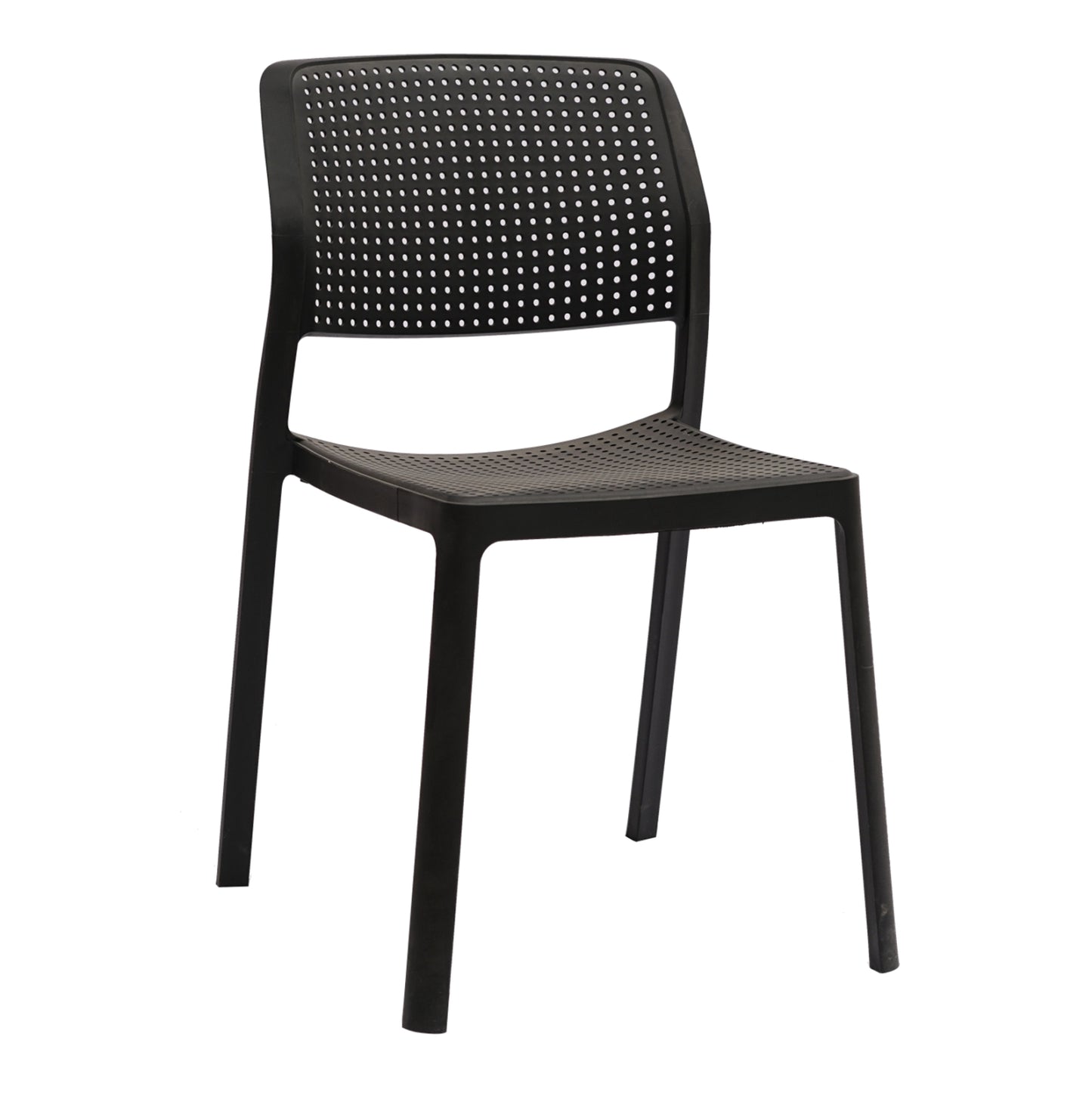 CHAIR OUTDOOR COMFEE HM6101.02 POLYPROPYLENE IN BLACK 41x57x82H cm
