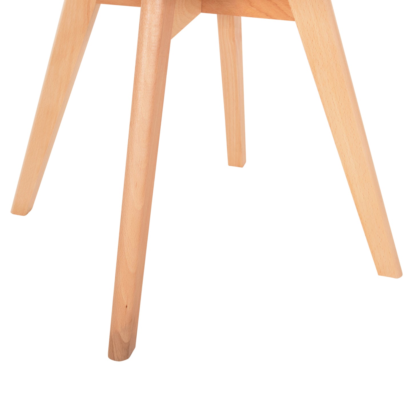 DINING CHAIR VEGAS HM0033.25 WOODEN LEGS-POLYPROPYLENE SEAT WITH PU IN CAPPUCCINO 48x52x81Hcm