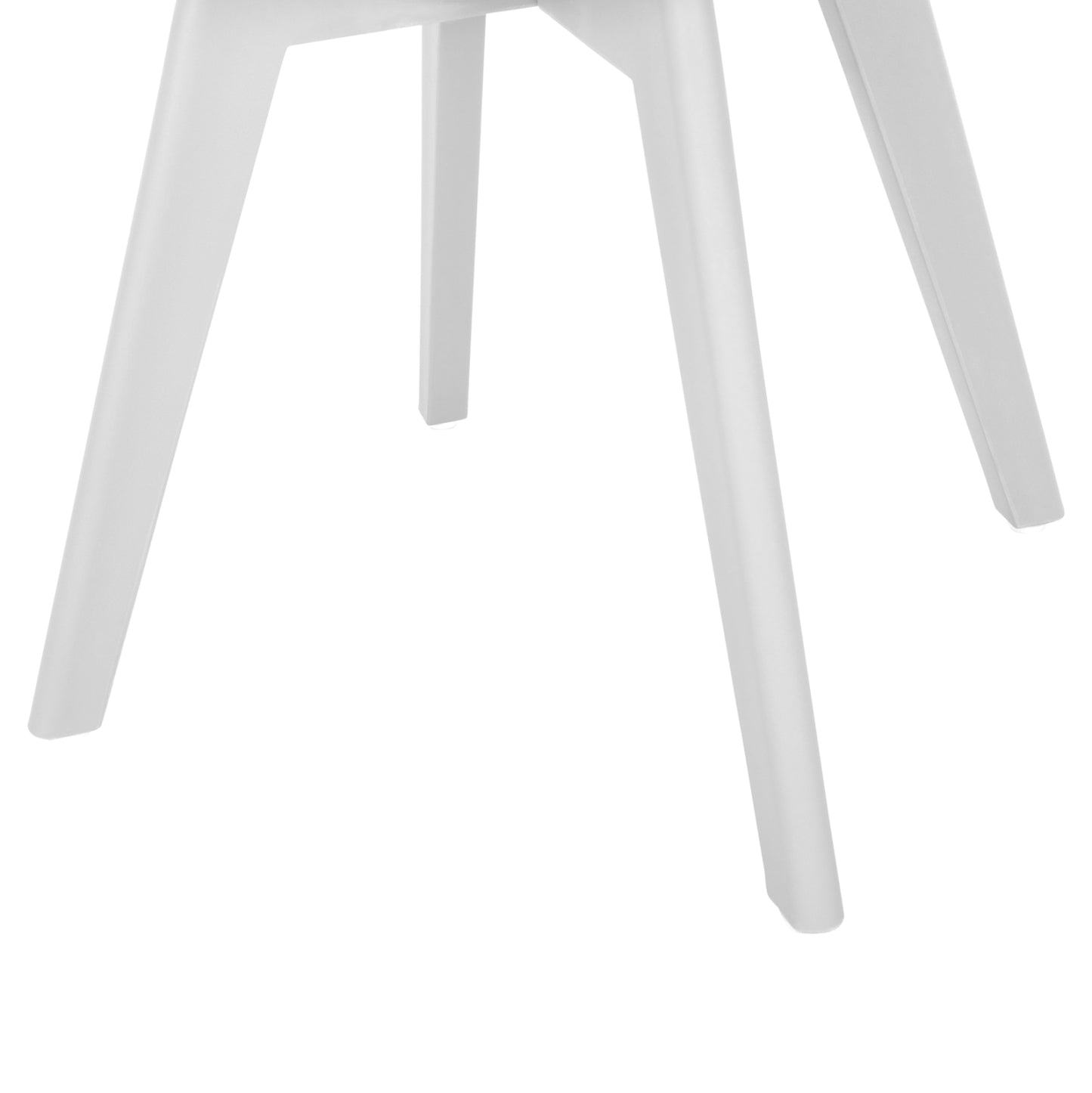 Chair Vegas HM0033.31 POLYPROPYLENE-PU-WHITE 47,5x55x82 cm