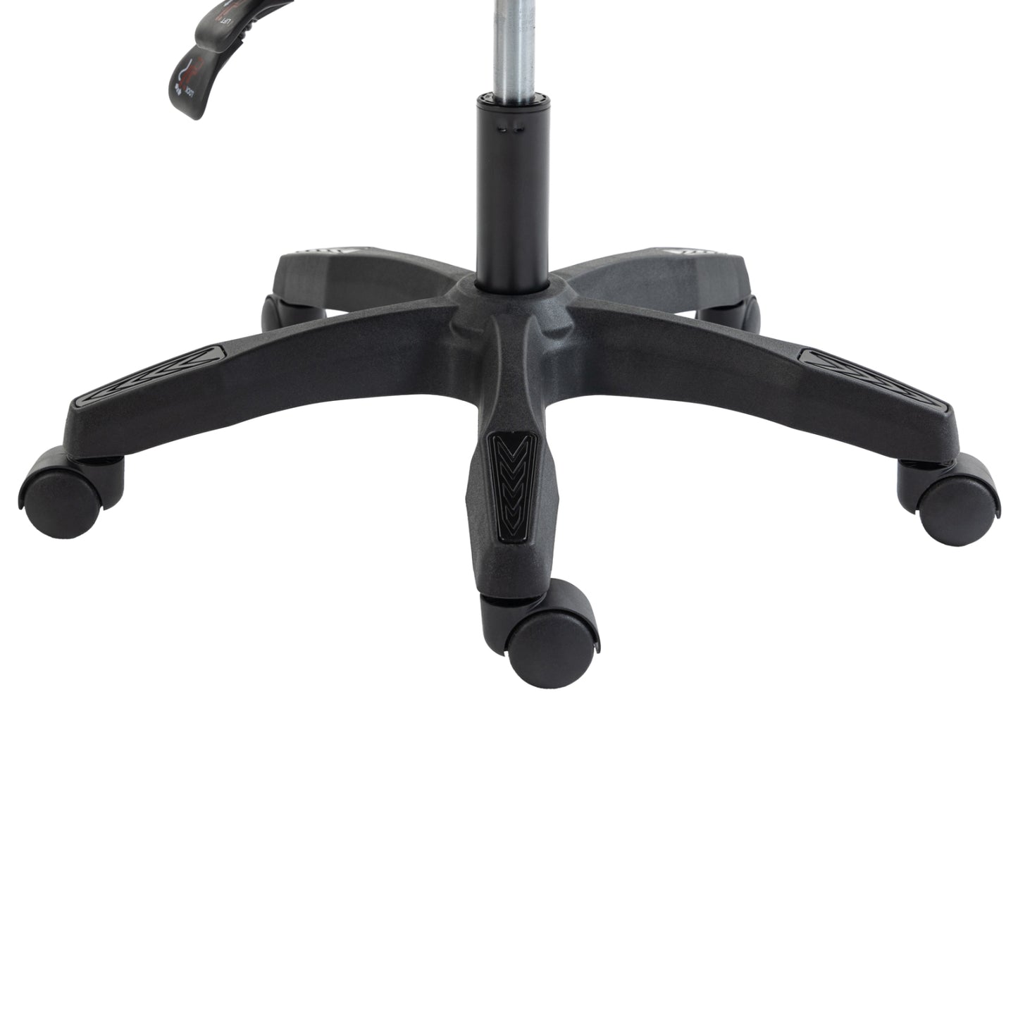 GAMING CHAIR STRATUS HM1231.01 BLACK PVC--WITH LUMBAR AND HEAD SUPPORT CUSHIONS 62x62x119Hcm.