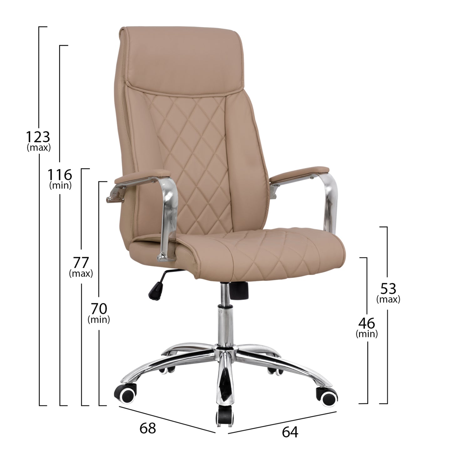 Manager's office chair HM1104.07 Cream color