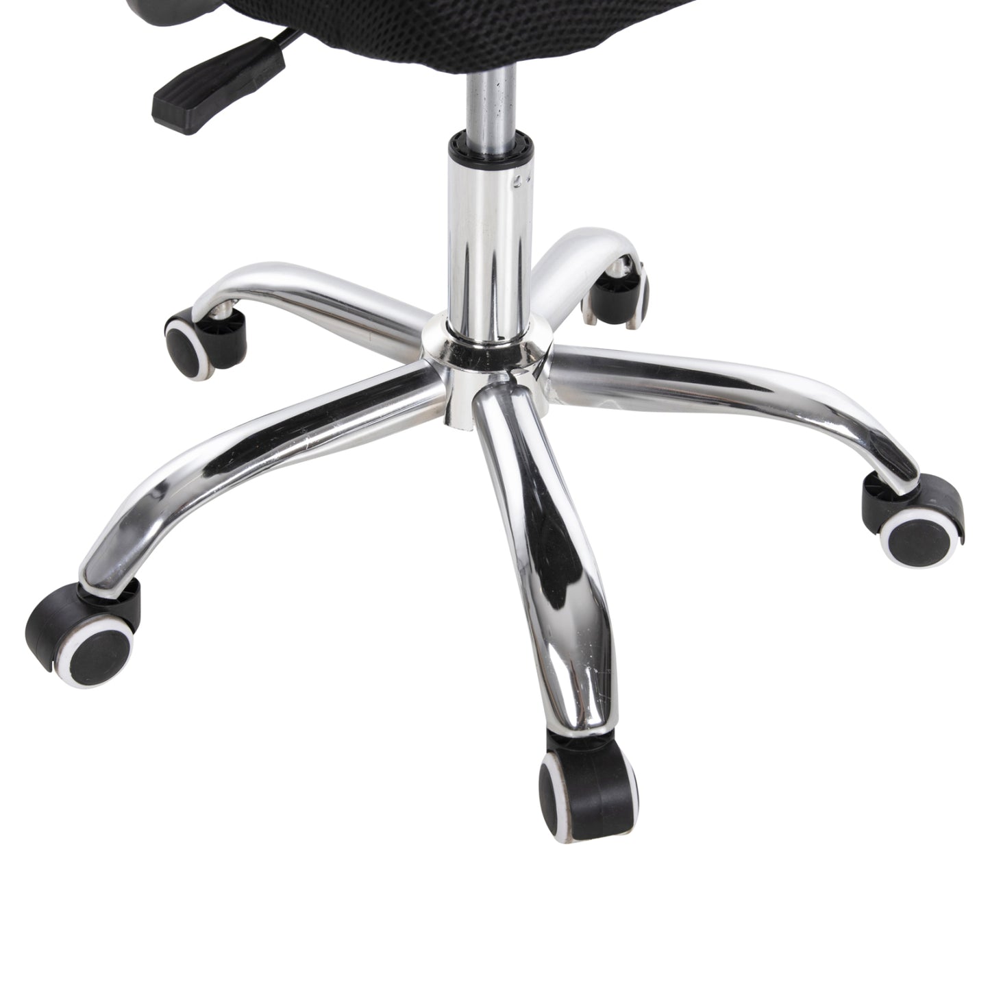 OFFICE CHAIR TRAIL2 HM1193 BLACK MESH-CHROMED METAL LEG 62x59x120Hcm.