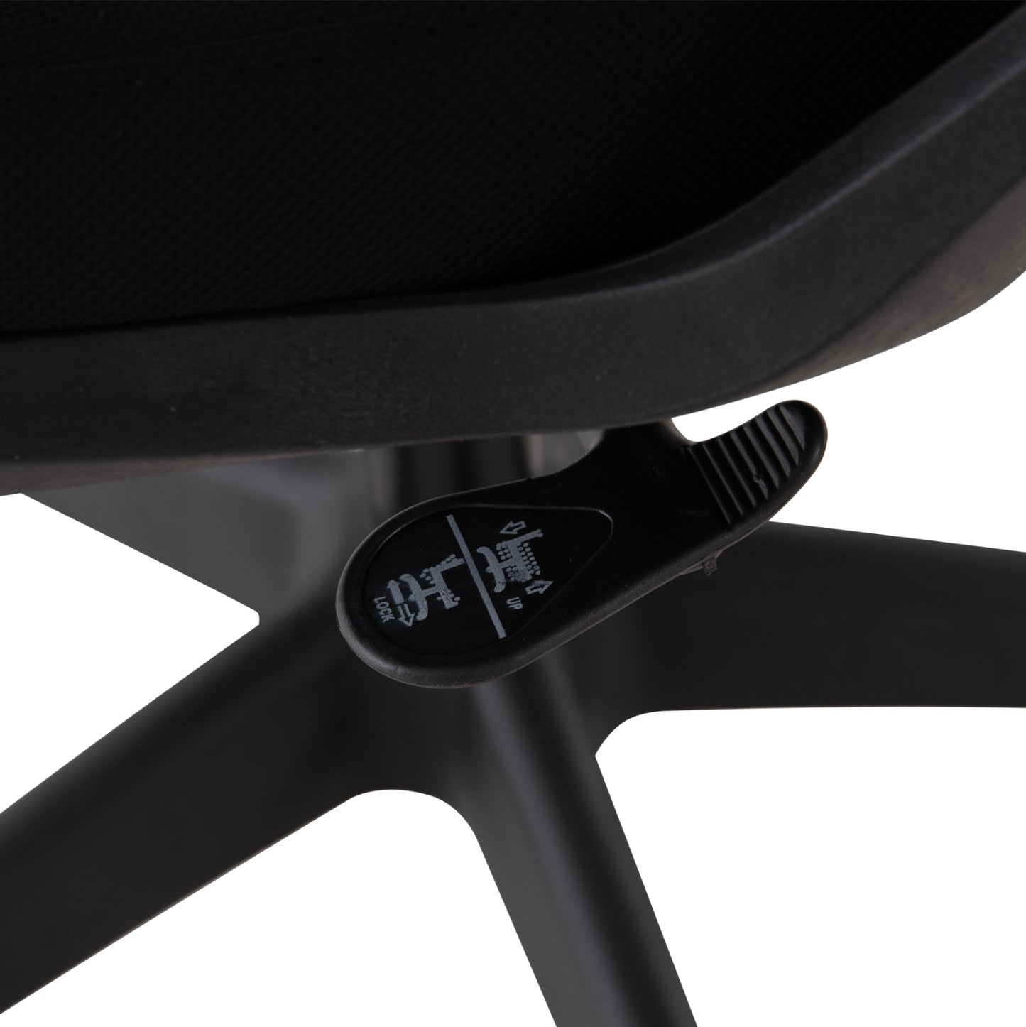 OFFICE CHAIR ELVAR HM1219.01 BLACK MESH--POLYPROPYLENE BASE 63x56x125Hcm.