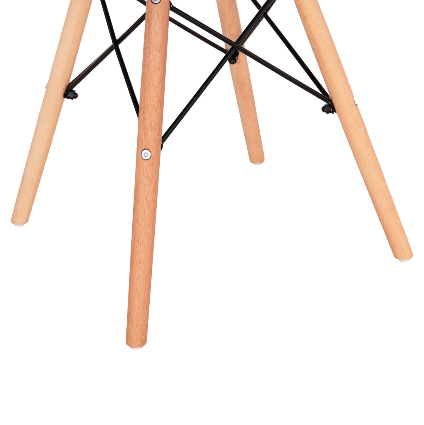 DINING CHAIR TWIST HM8460.08 BEECH WOOD FRAME IN NATURAL-PP SEAT IN TURQUOISE 46x54x80Hcm.