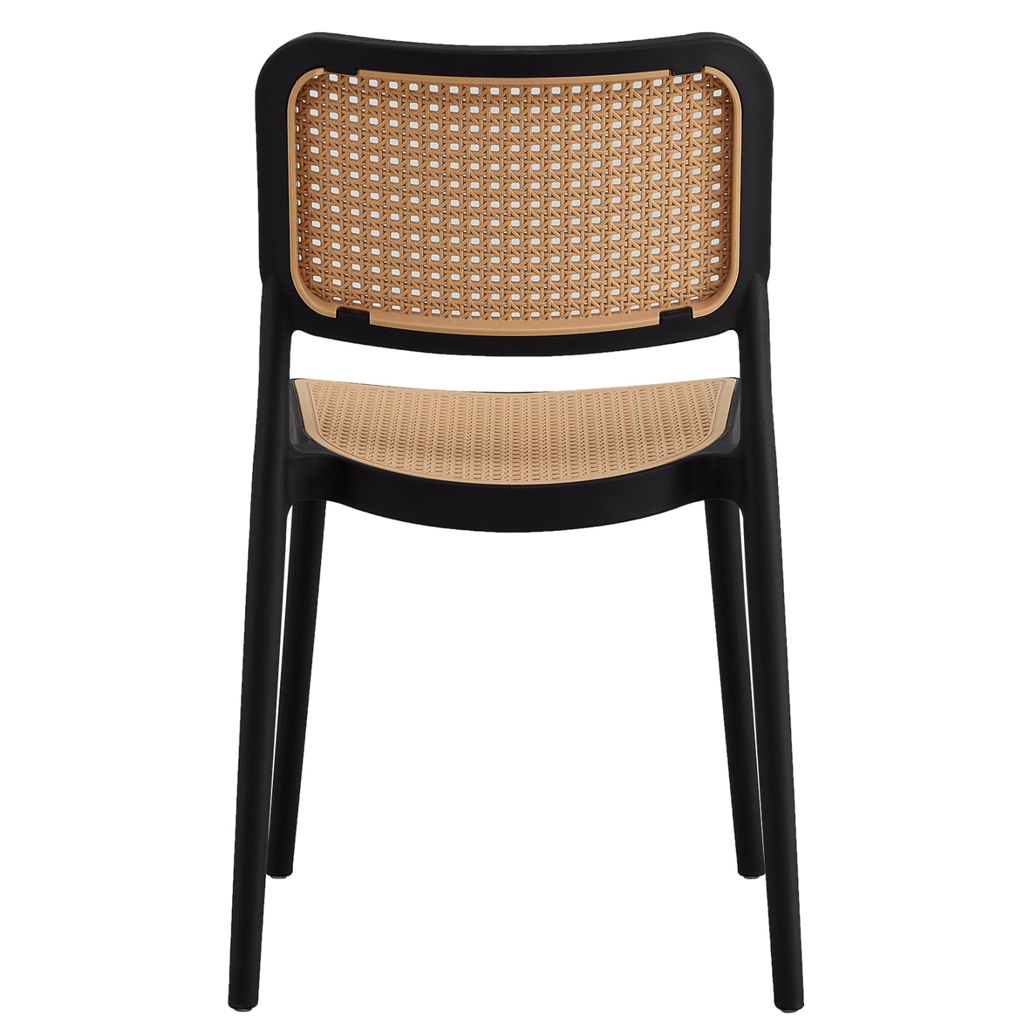CHAIR POLYPROPYLENE MEKO HM5934.02 BLACK AND BEIGE 51x52x80Hcm.
