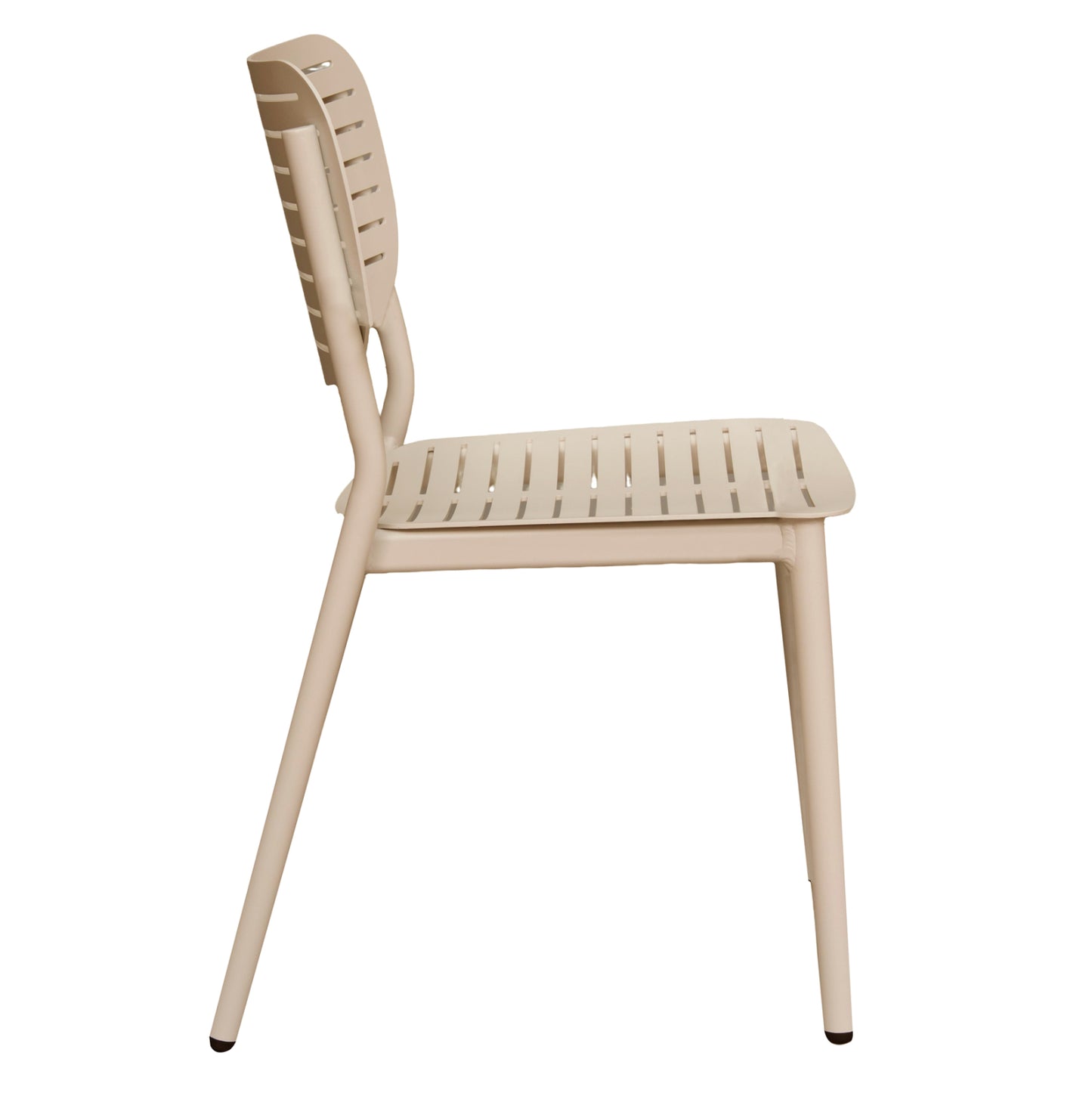DINING CHAIR HILLIARD HM6645.04 ALUMINUM IN CHAMPAGNE COLOR 44.5x58x80Hcm
