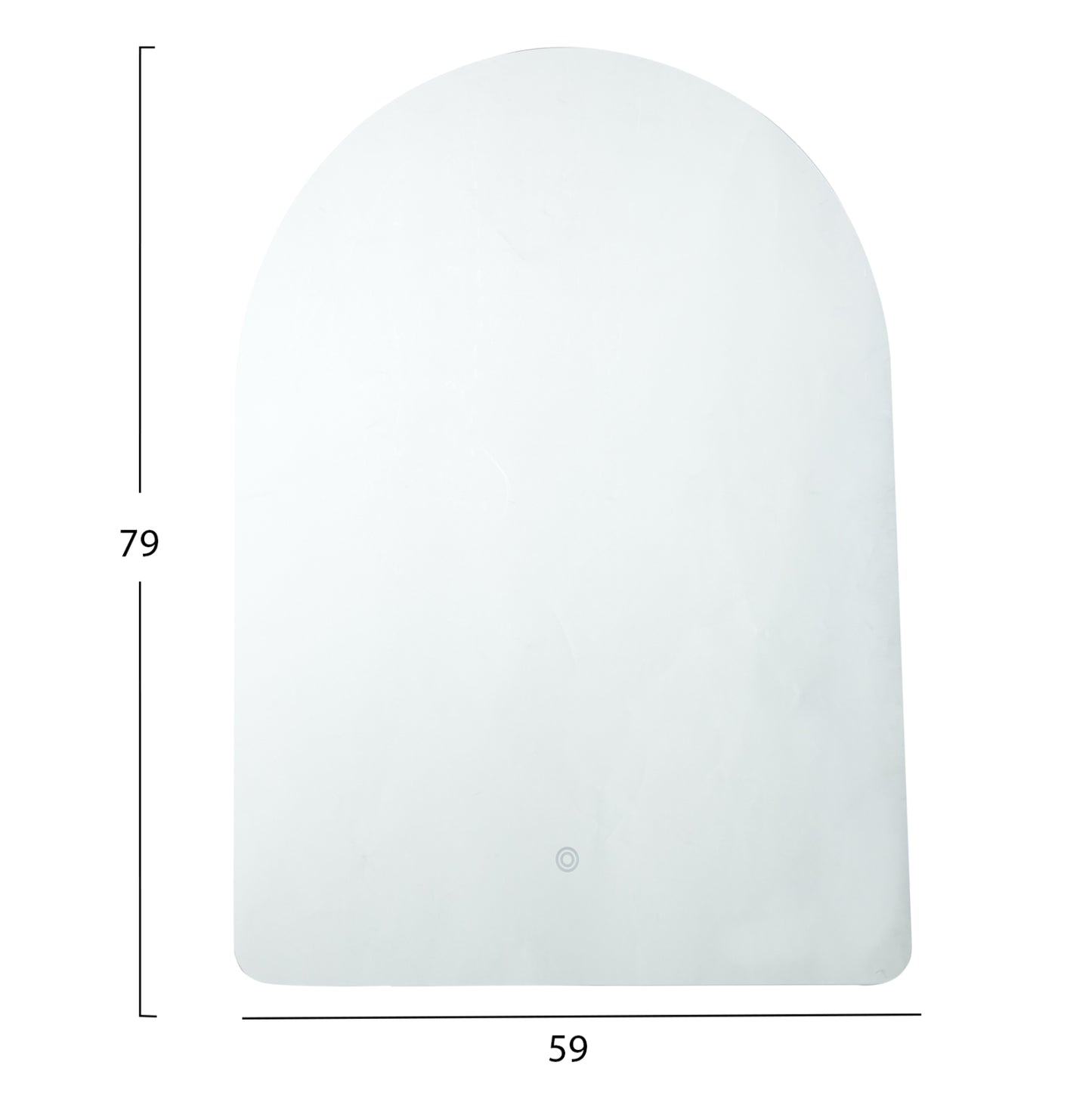 WALL MIRROR SERIES TORCH HM4497 NO FRAME-LED BACKLIGHTING 59x79Hcm.