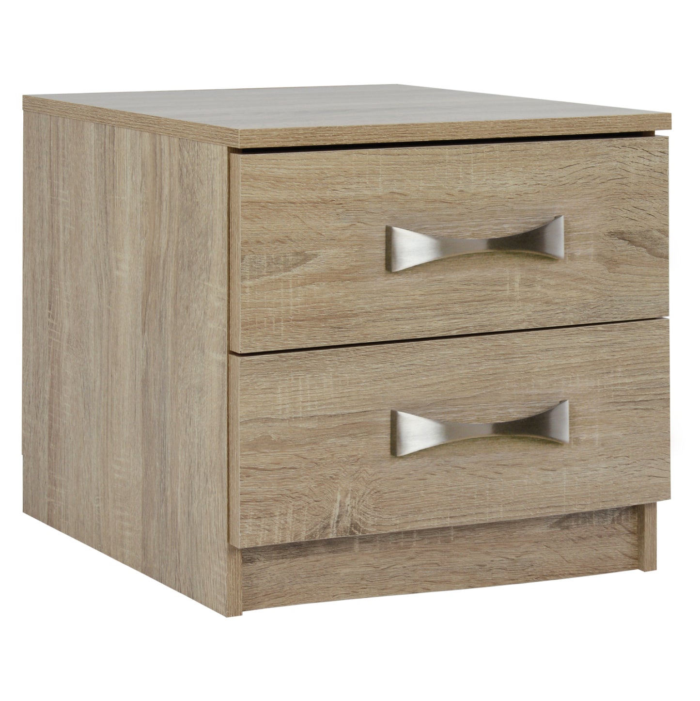 Bedside table with 2 drawers and handles HM2235.02 Sonama 48x40x42