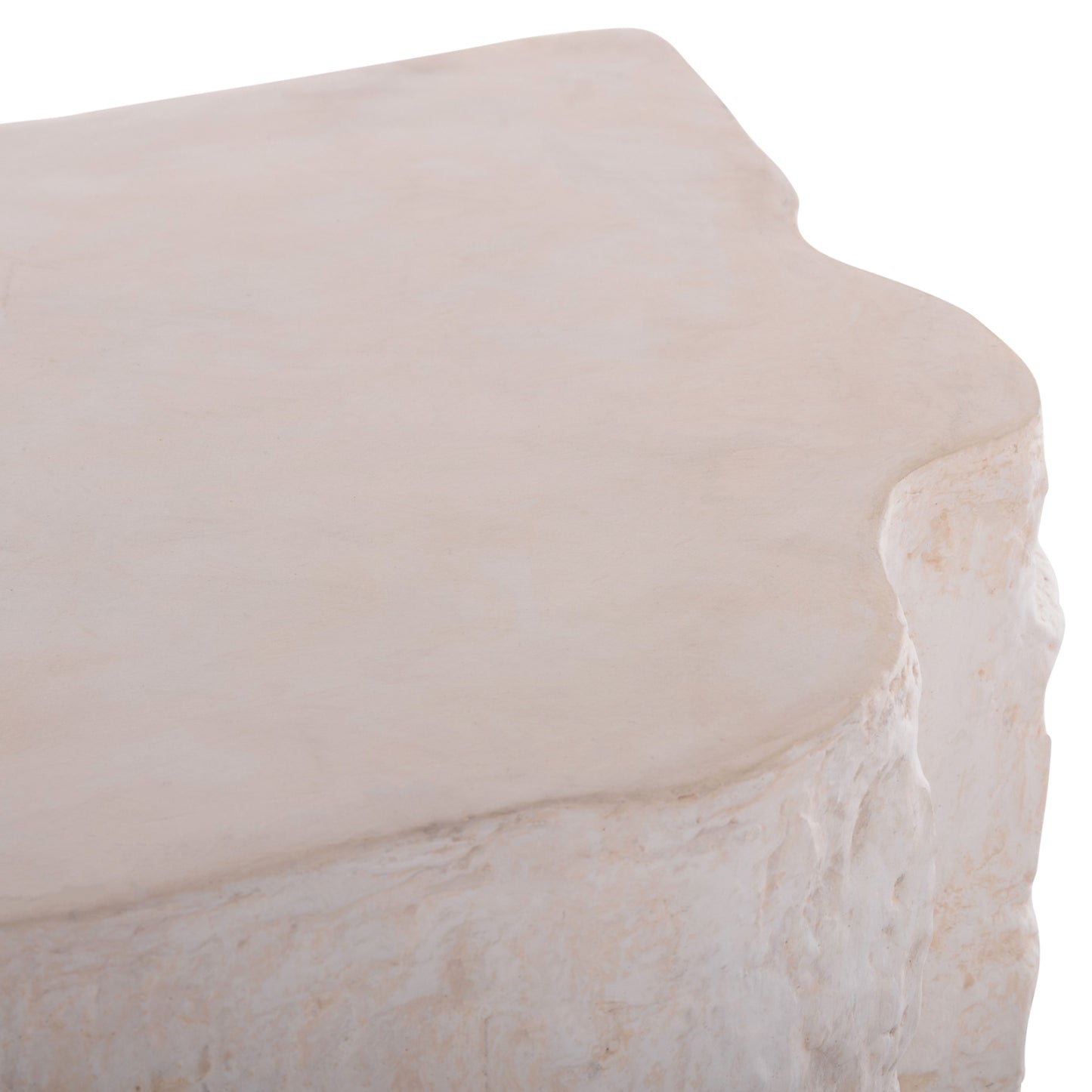 CONSOLE ROCK INTERON HM18152.02 FIBER CEMENT IN WHITE--120x50x71Hcm.cm.