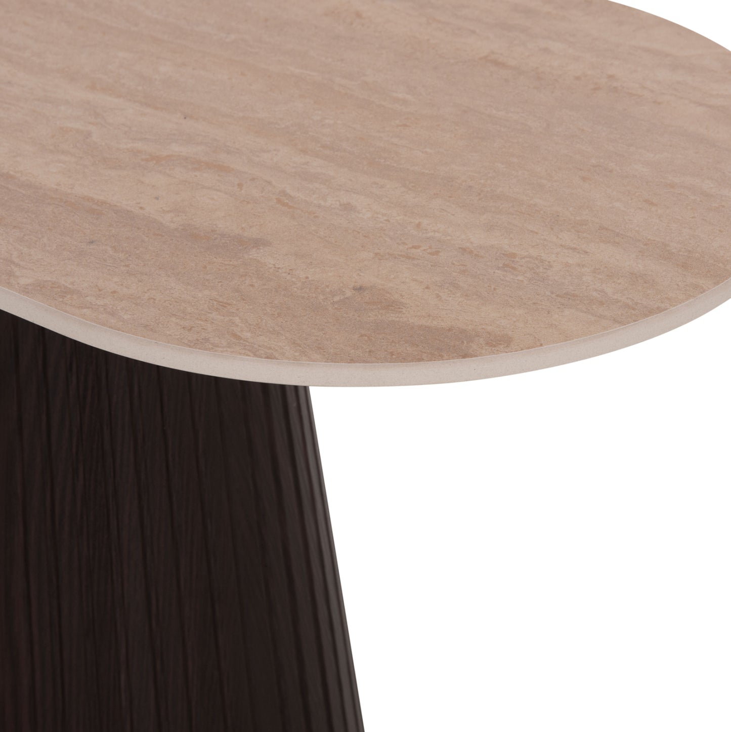 CONSOLE CATER HM18323 CERAMIC TOP WITH TRAVERTINE STONE LOOK--MDF BASE 120x40x78Hcm.