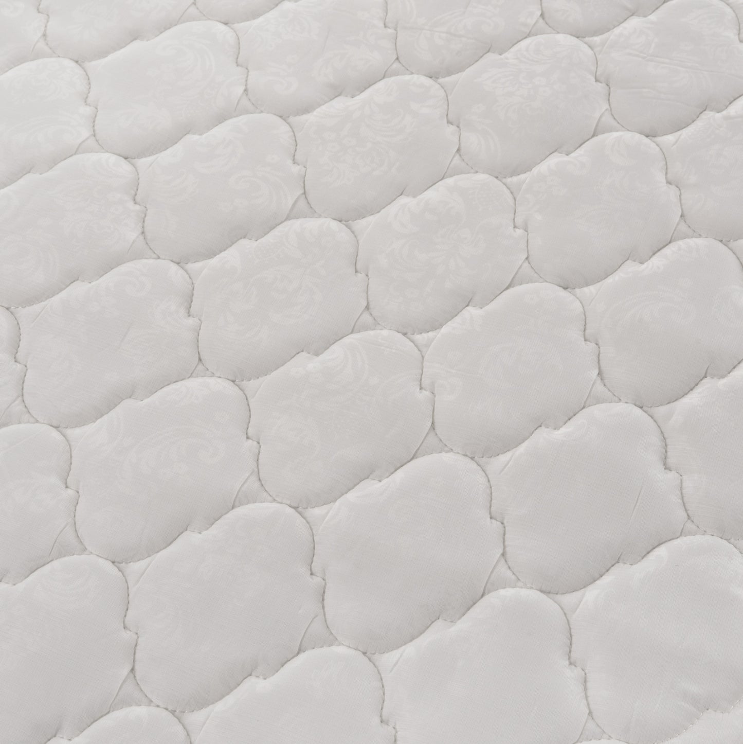 DOUBLE BED WITH MATTRESS ALLIE HM21273.01 GREY FABRIC WITH STORAGE SPACE--FOR 160x200cm.
