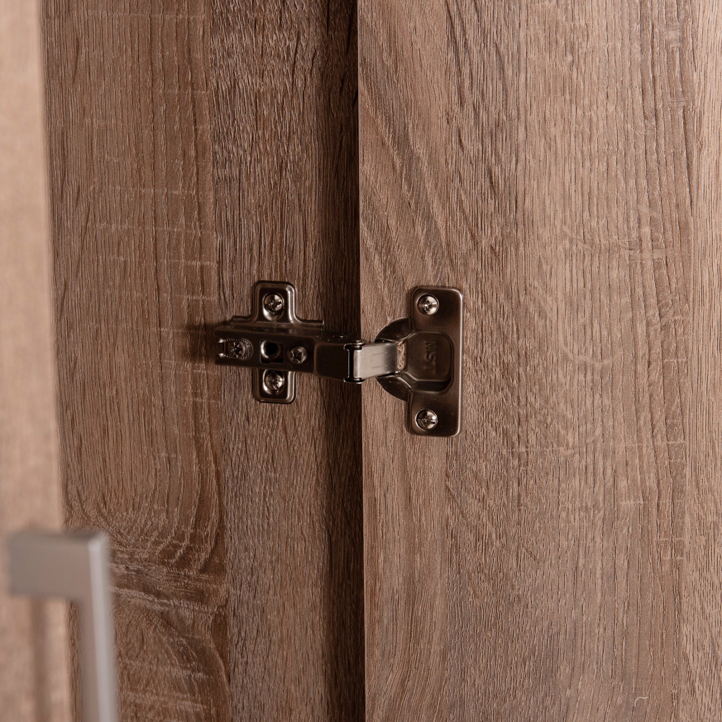 Wardrobe 2 Door with 2 drawers HM338.02 Sonama 80x41.5x180Ηcm.