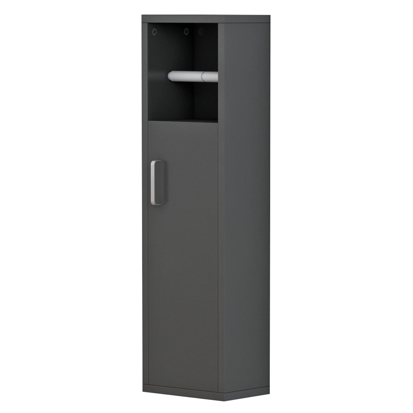 BATHROOM CABINET DAMIEN HM9025.11 MELAMINE IN ANTHRACITE COLOR 20x13x70Hcm.