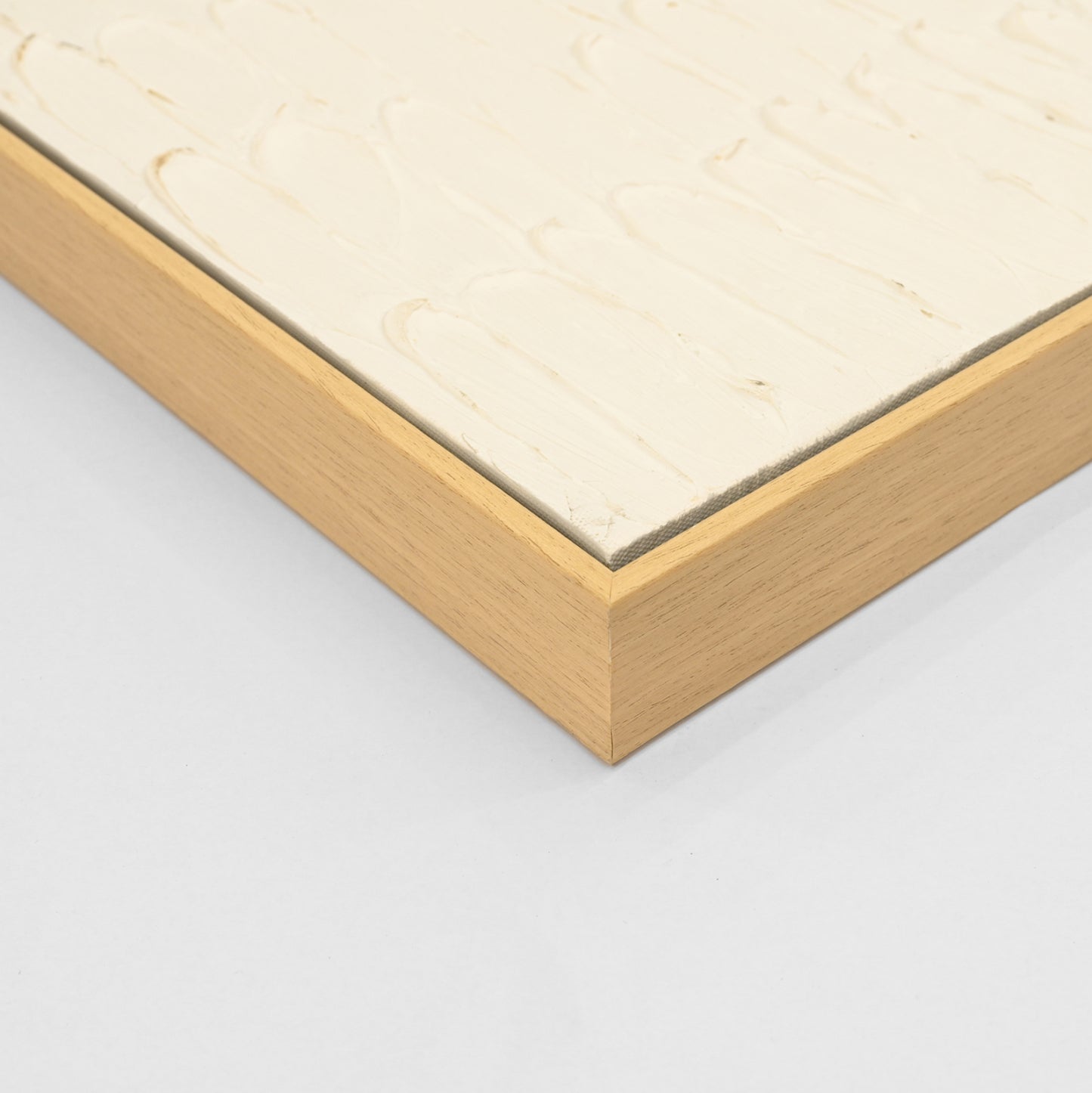 WALL PAINTING SHON HM4558 WITH BEIGE PS FRAME-CANVAS IN BEIGE & WHITE 62x4,5x92Hcm.