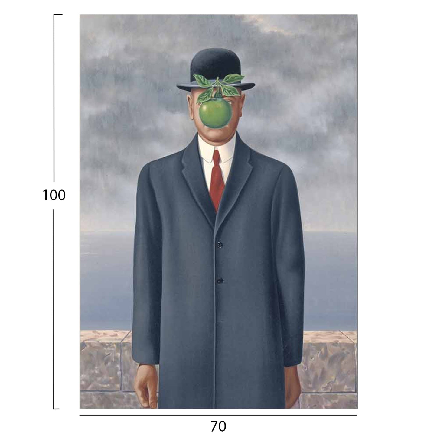 WALL PAINTING SERIES GOBI HM4853 PRINTED CANVAS 70x3(thickness)x100Hcm.