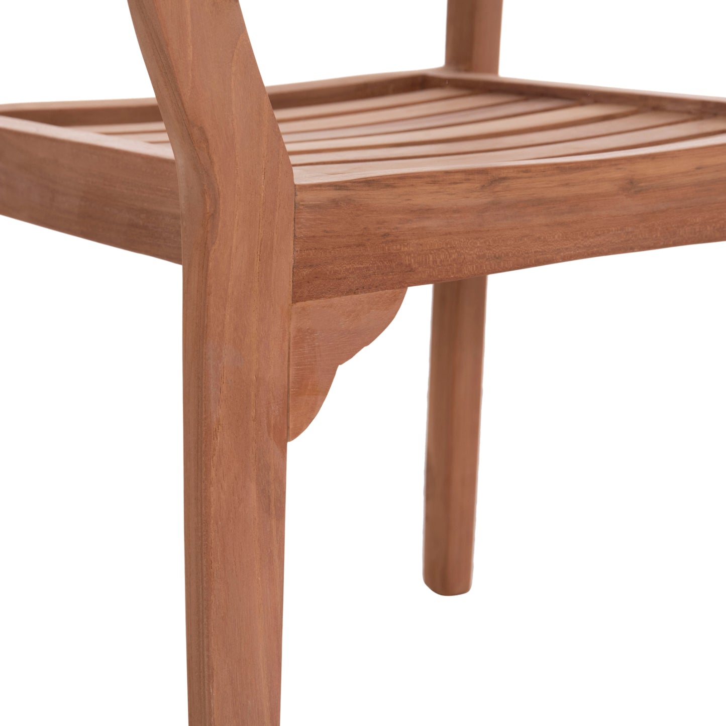 OUTDOOR DINING CHAIR ERMIONI HM18129 TEAK WOOD--NATURAL COLOR 60x59x84Hcm.