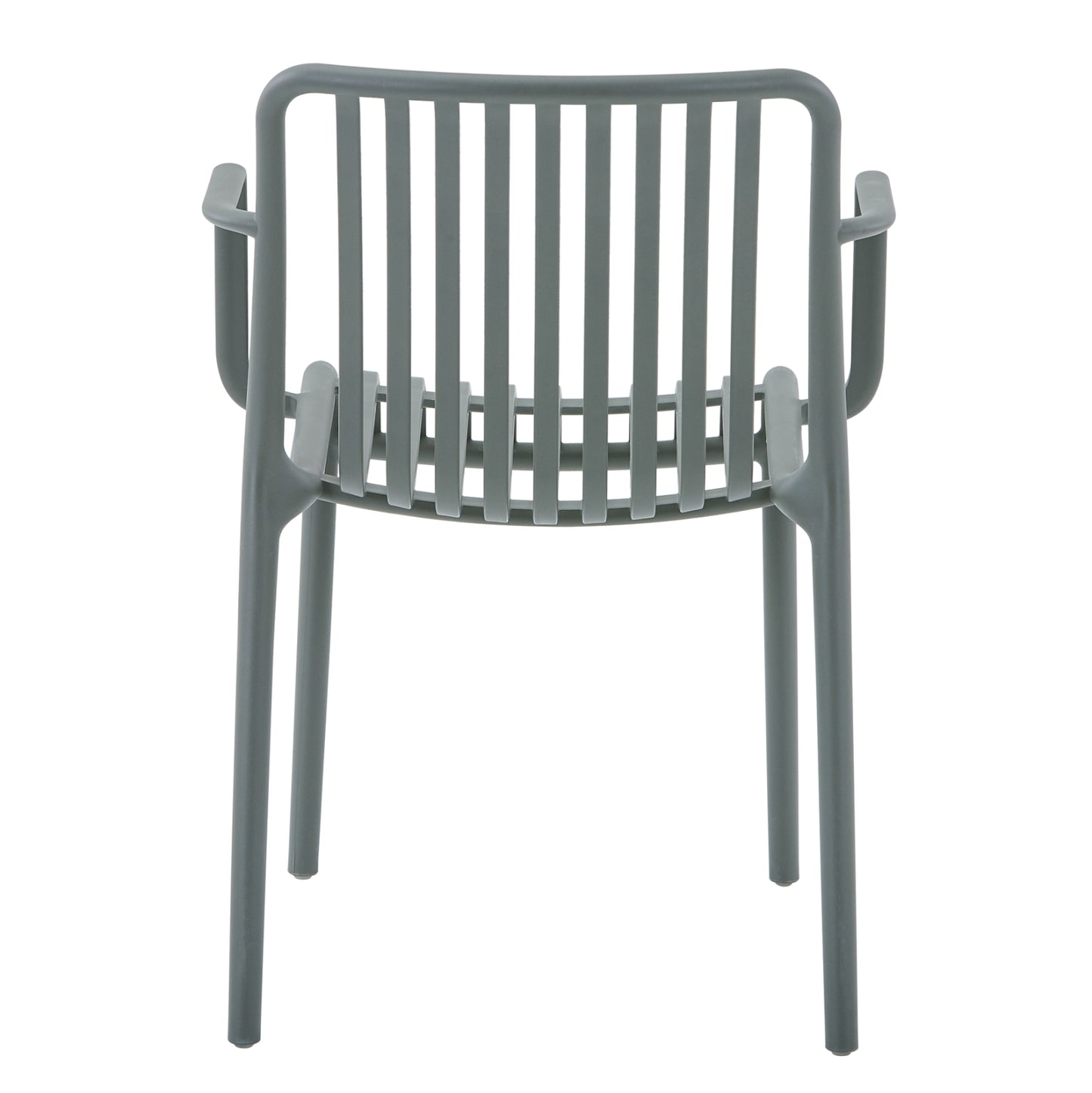 ARMCHAIR OUTDOOR CONVEE HM6105.07 POLYPROPYLENE IN DARK OLIVE 55x56x79H cm.