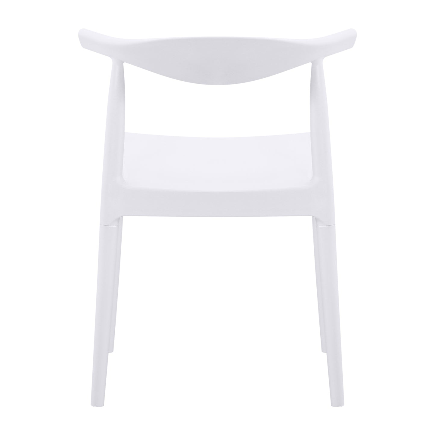 OUTDOOR DINING CHAIR ALOR HM6624.01 POLYPROPYLENE IN WHITE 47x55x74.5Hcm.