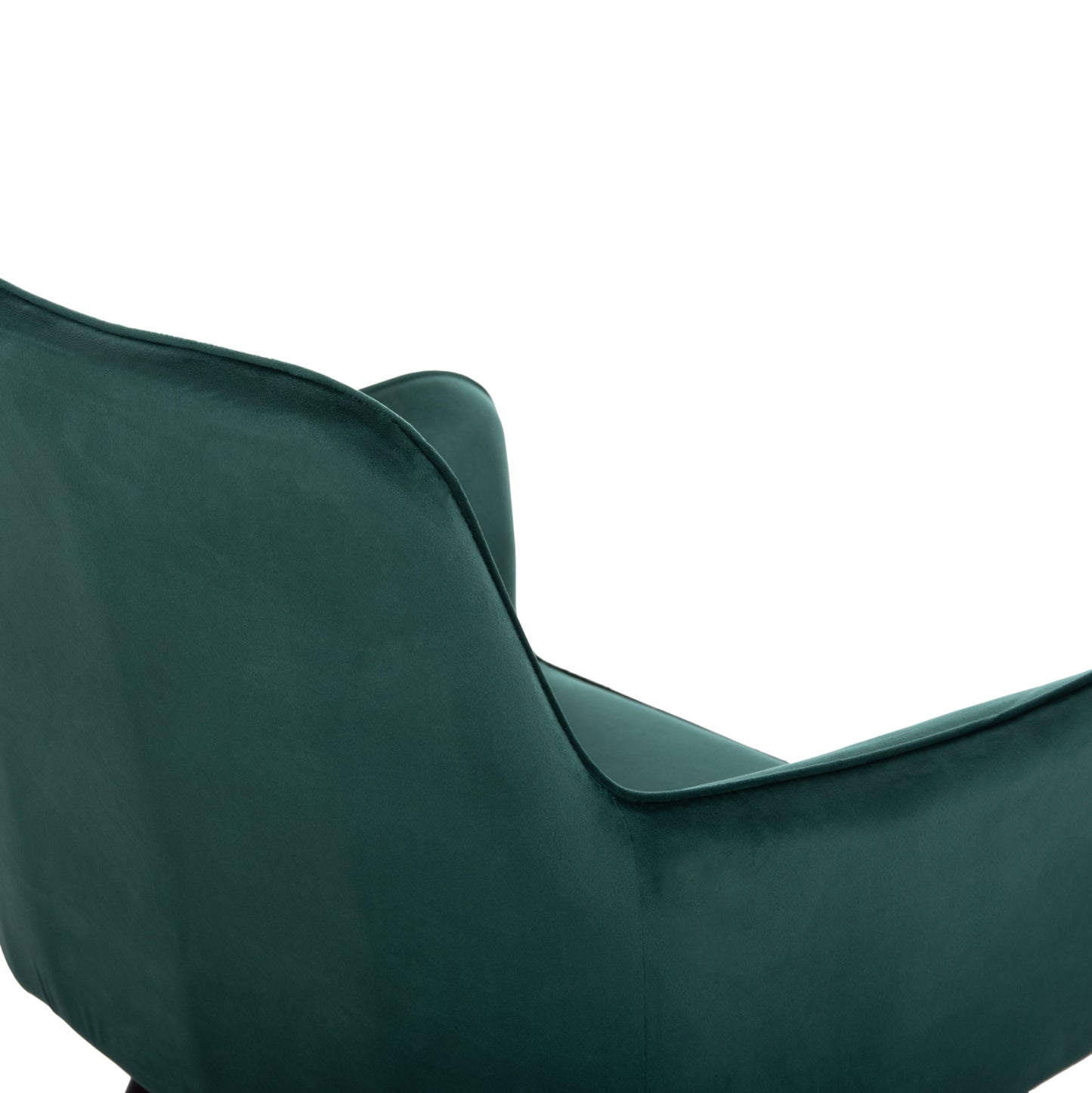 ARMCHAIR LATRELL HM8582.03 CYPRESS GREEN VELVET & BLACK METAL LEGS 54x57x84Hcm.